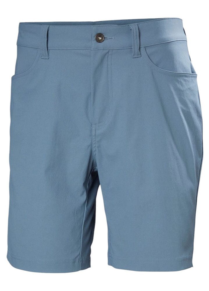 Trekkinghose Wanderhose Holmen 5 Pocket Short (UV-Schutz) kurz blau Herren