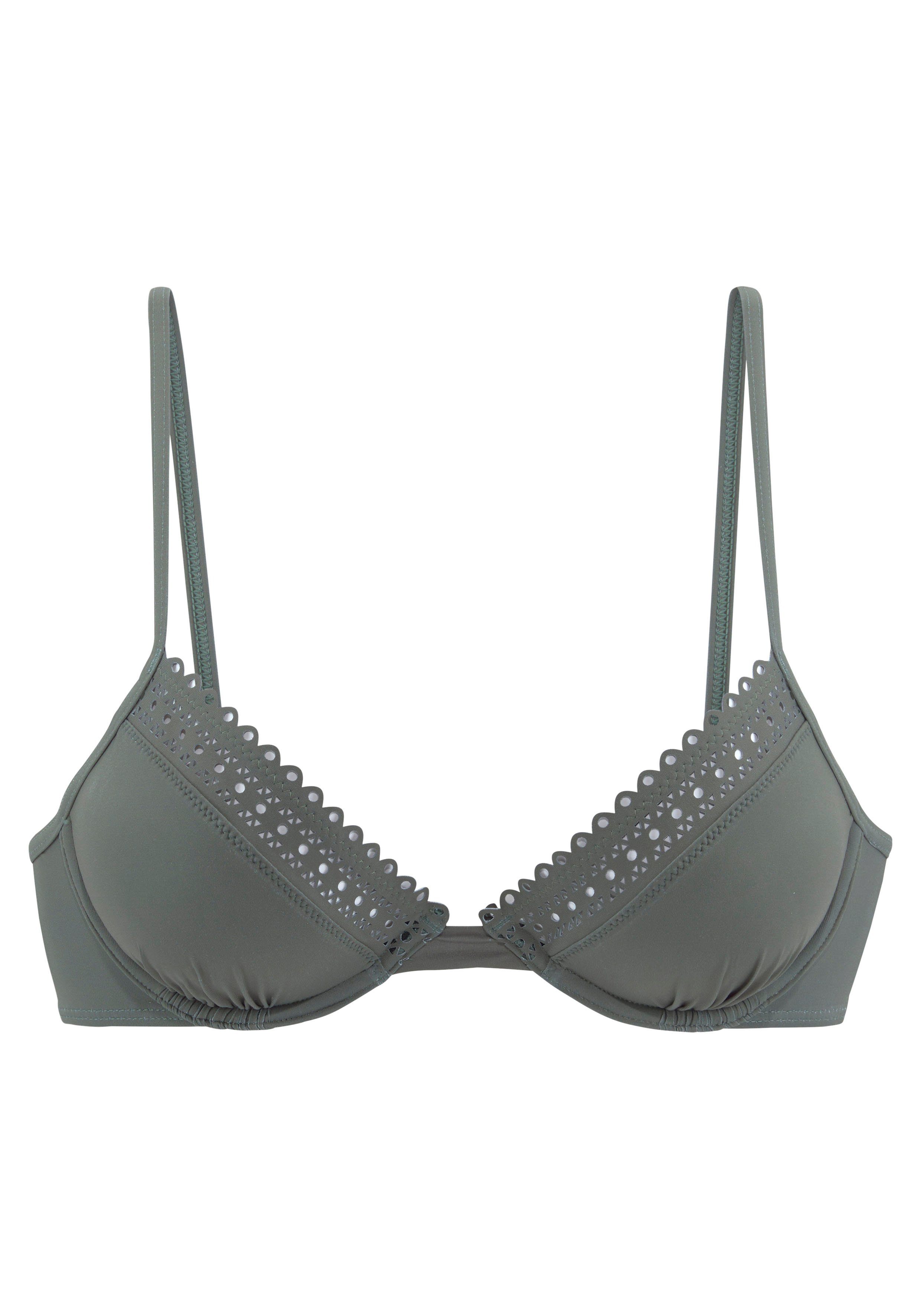 s.Oliver Bügel-Bikini-Top Aiko, mit Häkeloptik günstig online kaufen