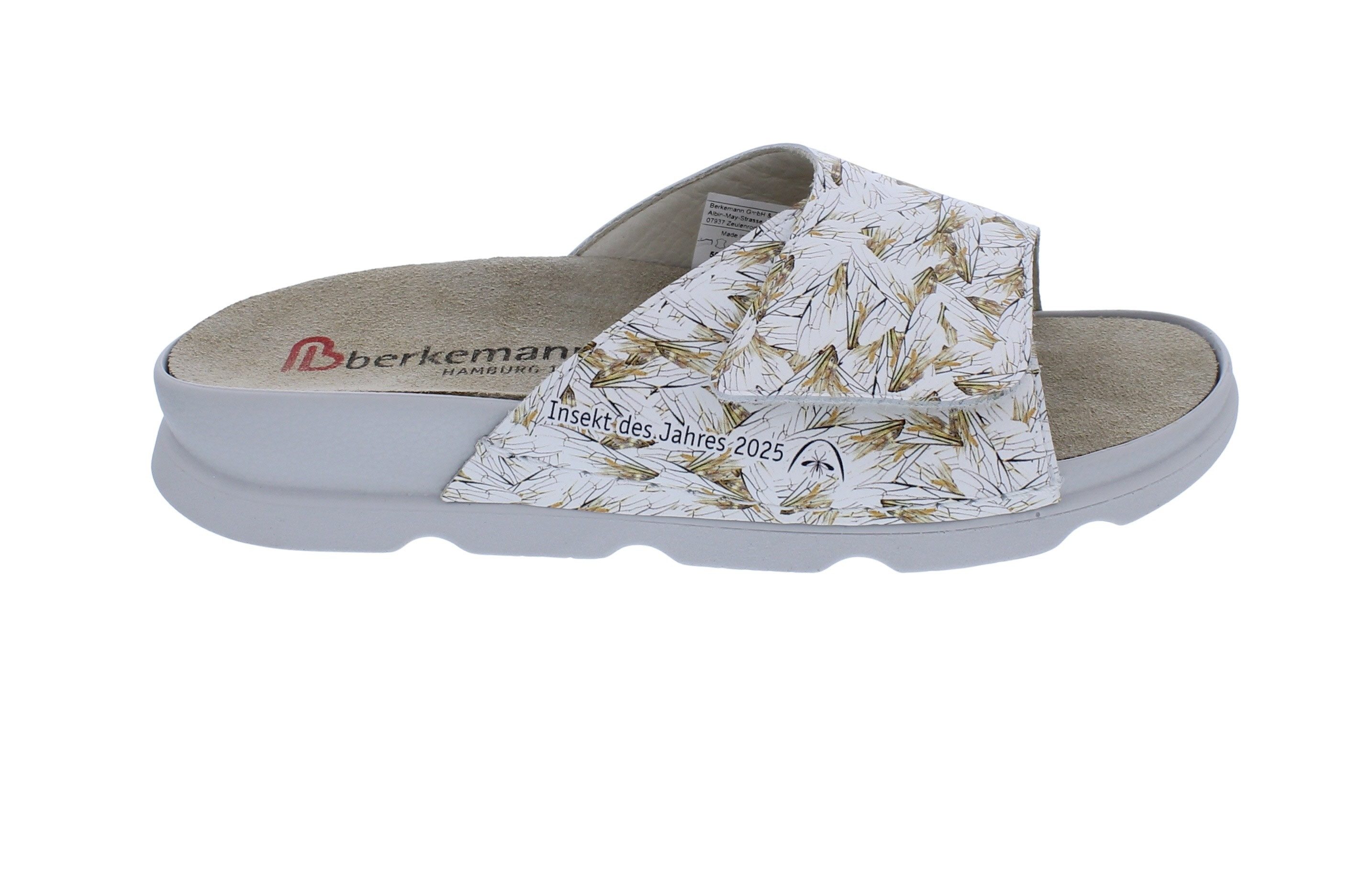 BERKEMANN Berkemann Insekt des Jahres 2025 Pantolette 4507-004, Glattleder mit P Pantolette