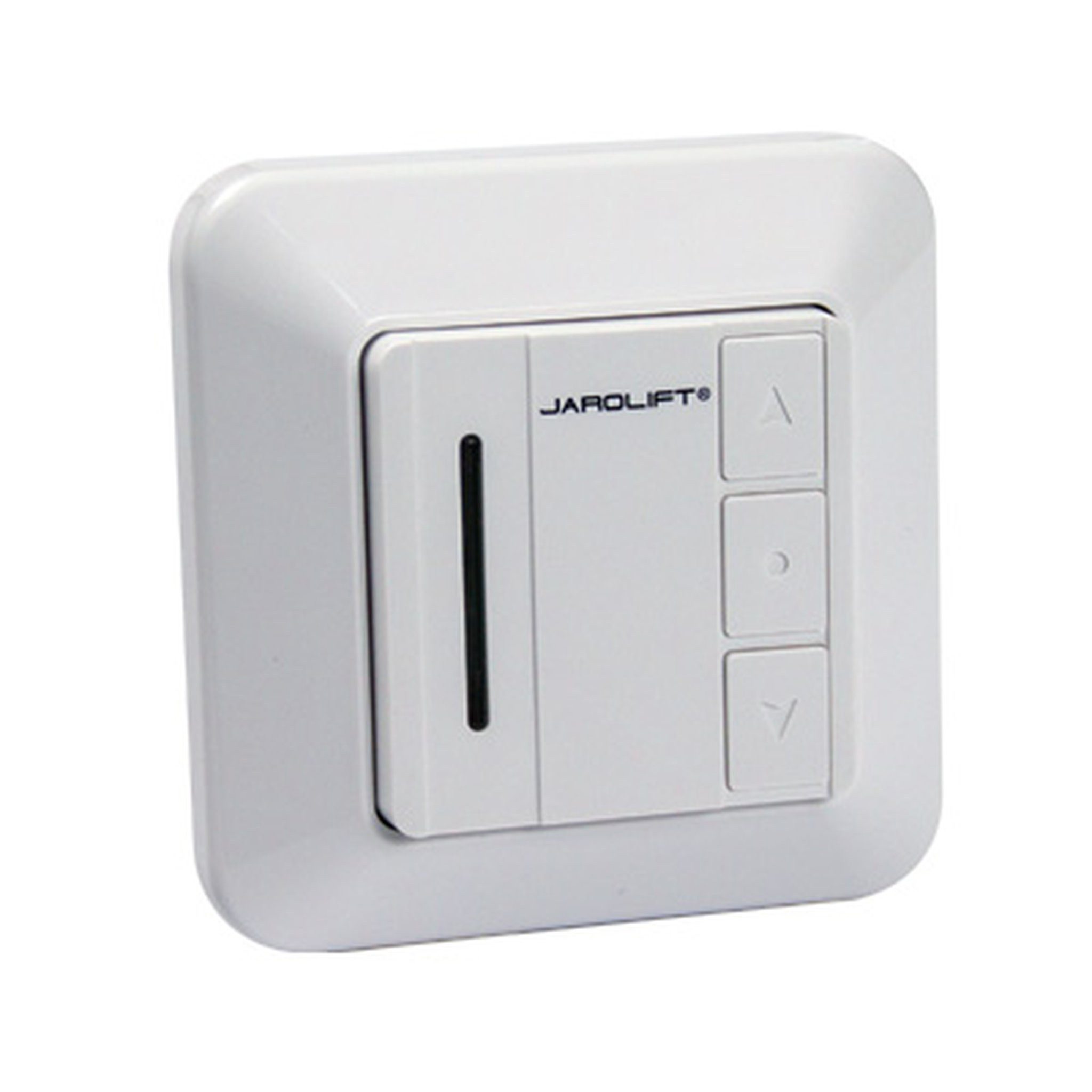 jarolift Rollladen-Funksteuerung Funkempfänger Wandsender TDRR, Einfachtaster TDRR 01W / weiß, für Rollläden & Markisen, 1-tlg., 1 Stück, Funkempfänger und Taster