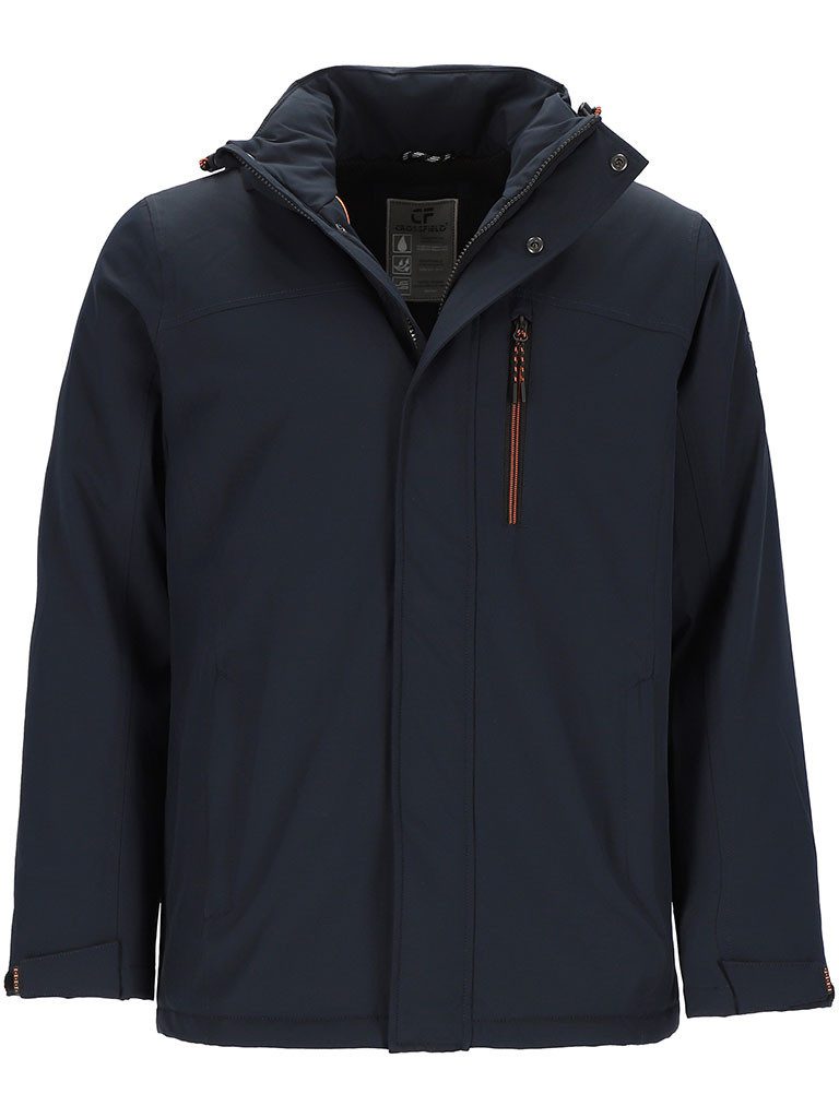 CROSSFIELD Funktionsjacke 67706 Herren Outdoor-Jacke mit Taftfutter & Stehkragen - Wasserdichte Jacke
