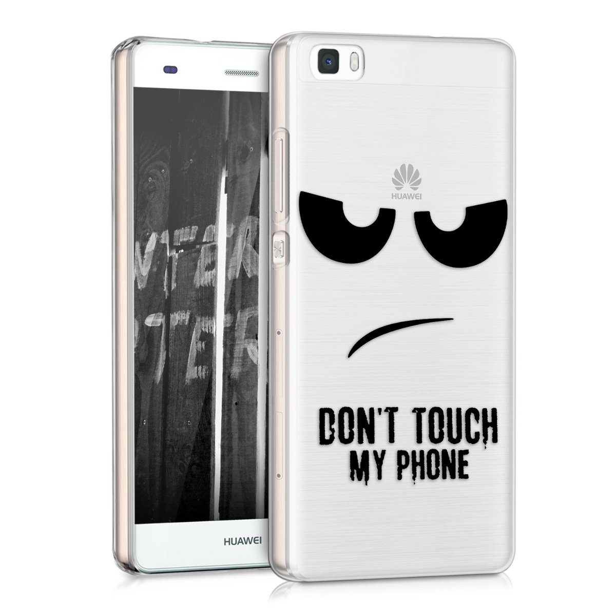 kwmobile Handyhülle Case für Huawei P8 Lite (2015), Hülle Silikon transparent - Silikonhülle