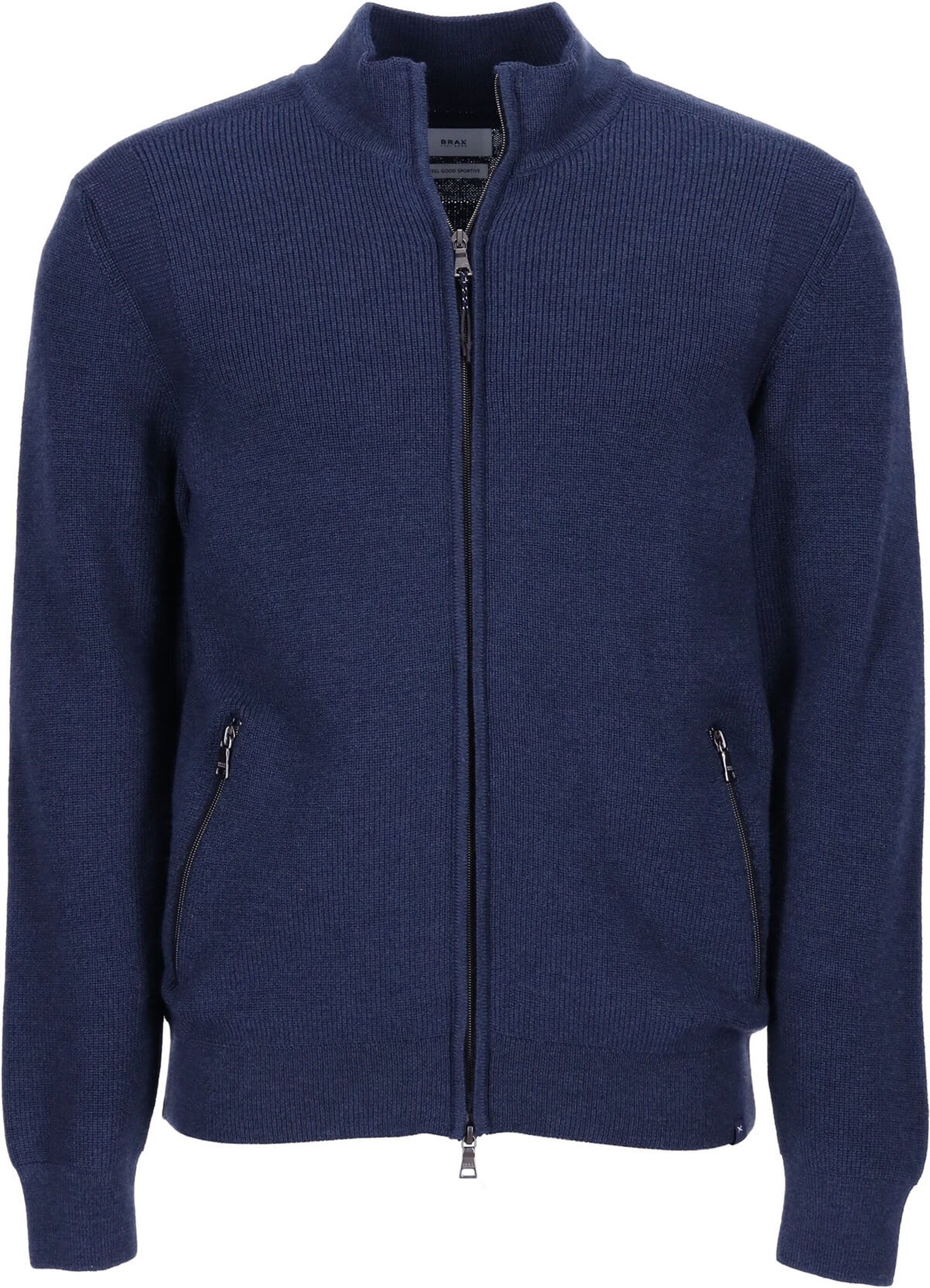 Strickjacke BRAX Strickjacke John blau