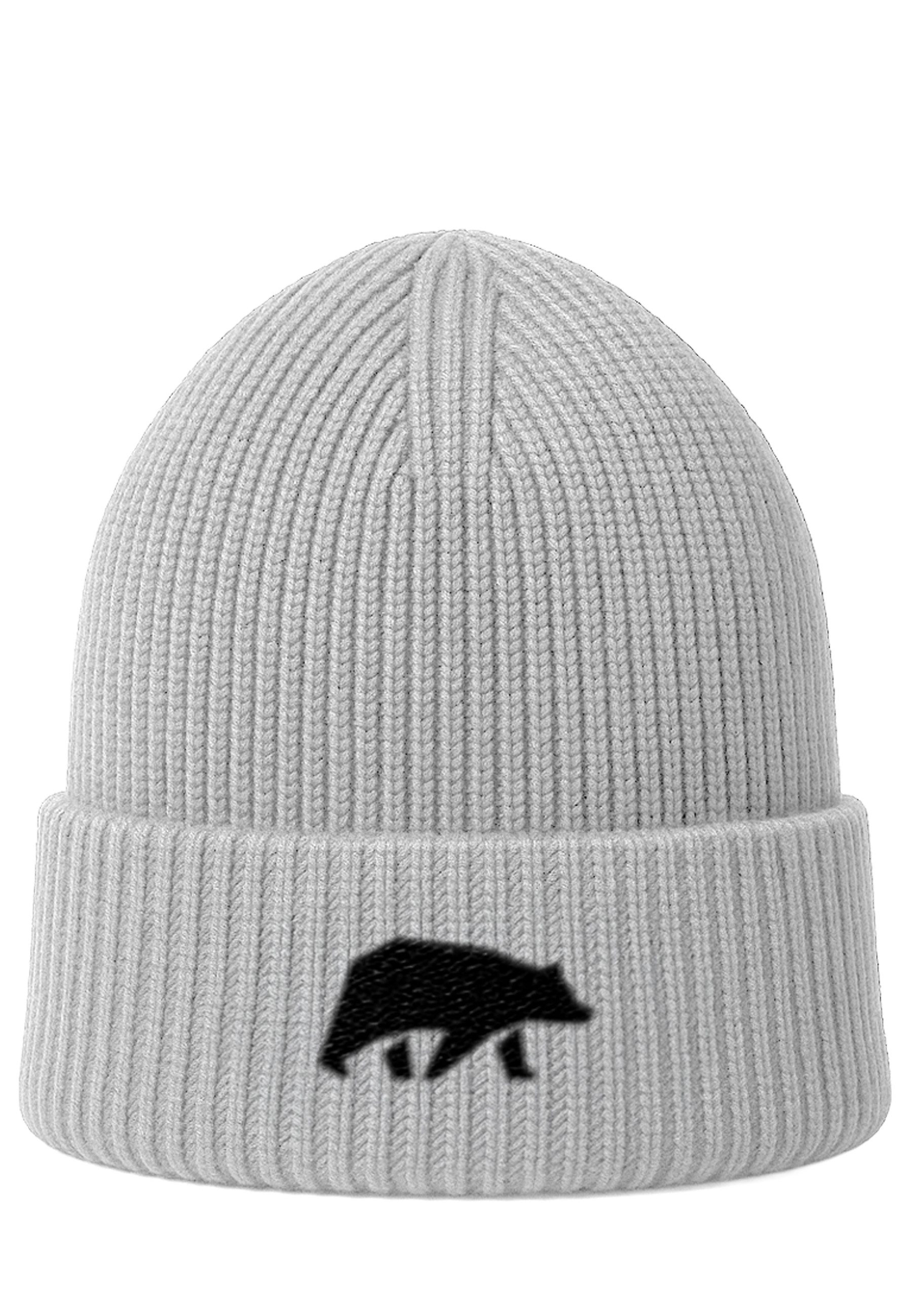 Beanie Strickmütze mit FORSBERG Sticklogo