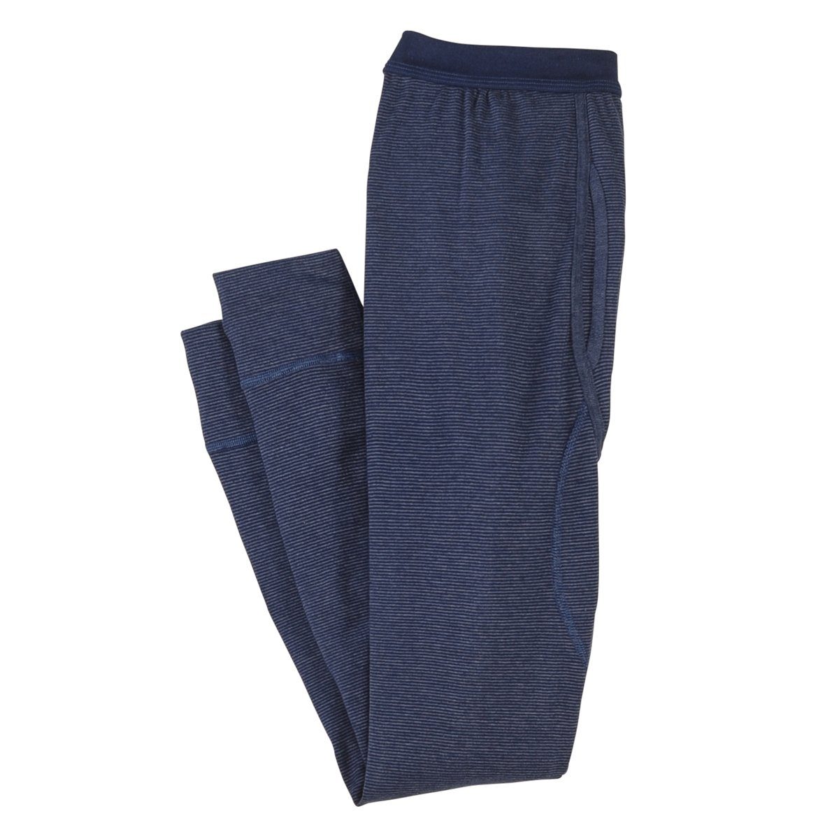 ADAMO Lange Unterhose Adamo XXL Thermo Unterhose lang navy-hellgrau günstig online kaufen