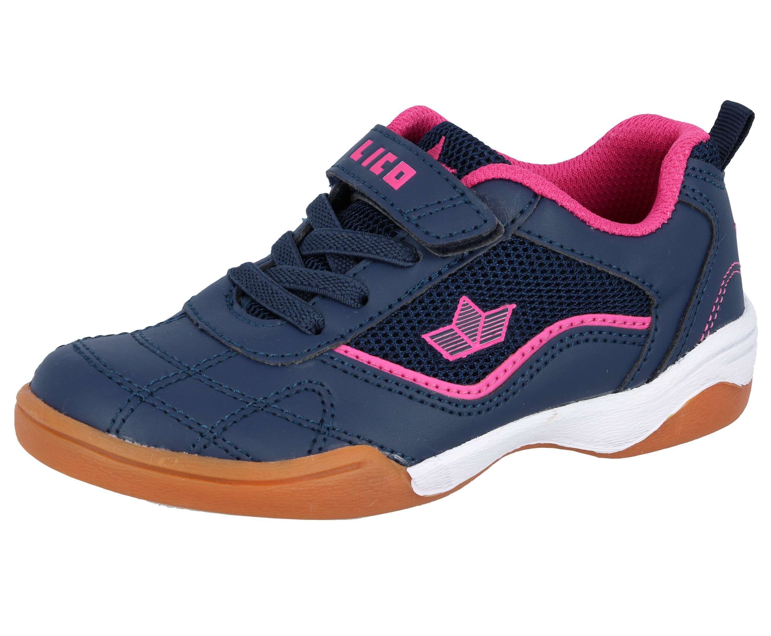 Lico Sportschuh Ben VS Hallenschuh marine-pink