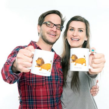 Mr. & Mrs. Panda Kinderbecher Sternzeichen Löwe - Weiß - Geschenk, Tierkreiszeichen, Reisebecher, K, Kunststoff