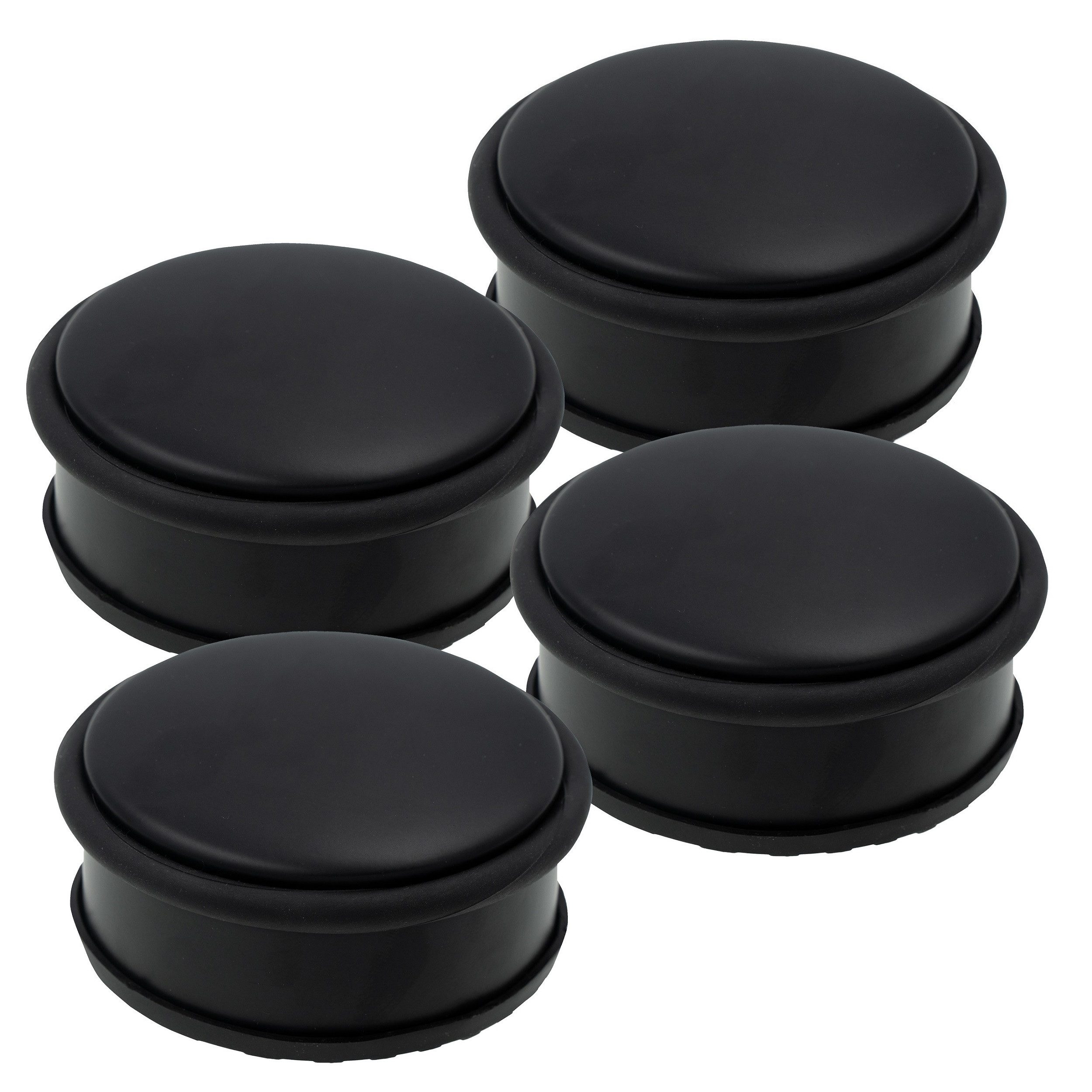 hrb Bodentürstopper Türstopper aus Edelstahl schwerer Stopper für Boden (4 St)