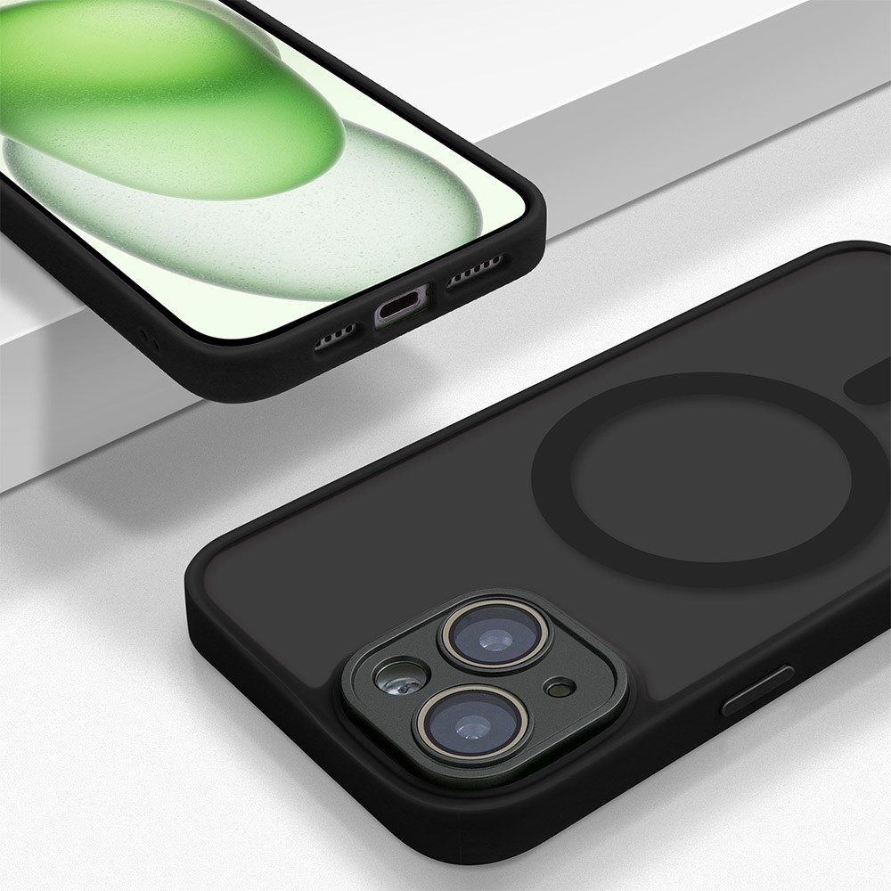 FITSU Handyhülle Schutzhülle für iPhone 15 Hülle mit Kameraschutz Case Handyhülle 6,1 Zoll, Handy Case für iPhone 15 Handyhülle, MagSafe kompatible Hülle