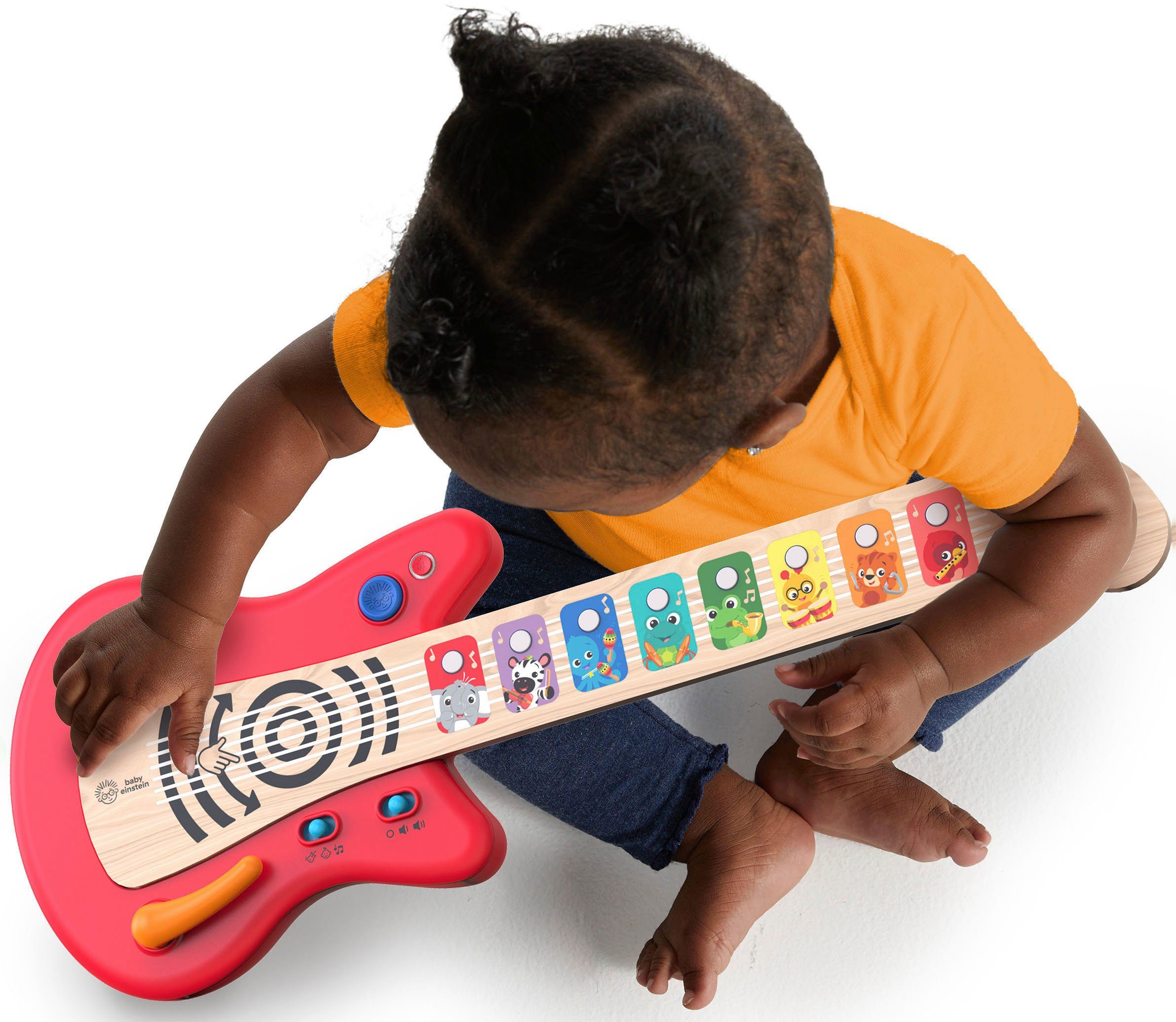 Hape Spielzeug-Musikinstrument Baby-Einstein, Together in Tune Guitar™, Connected Magic Touch™