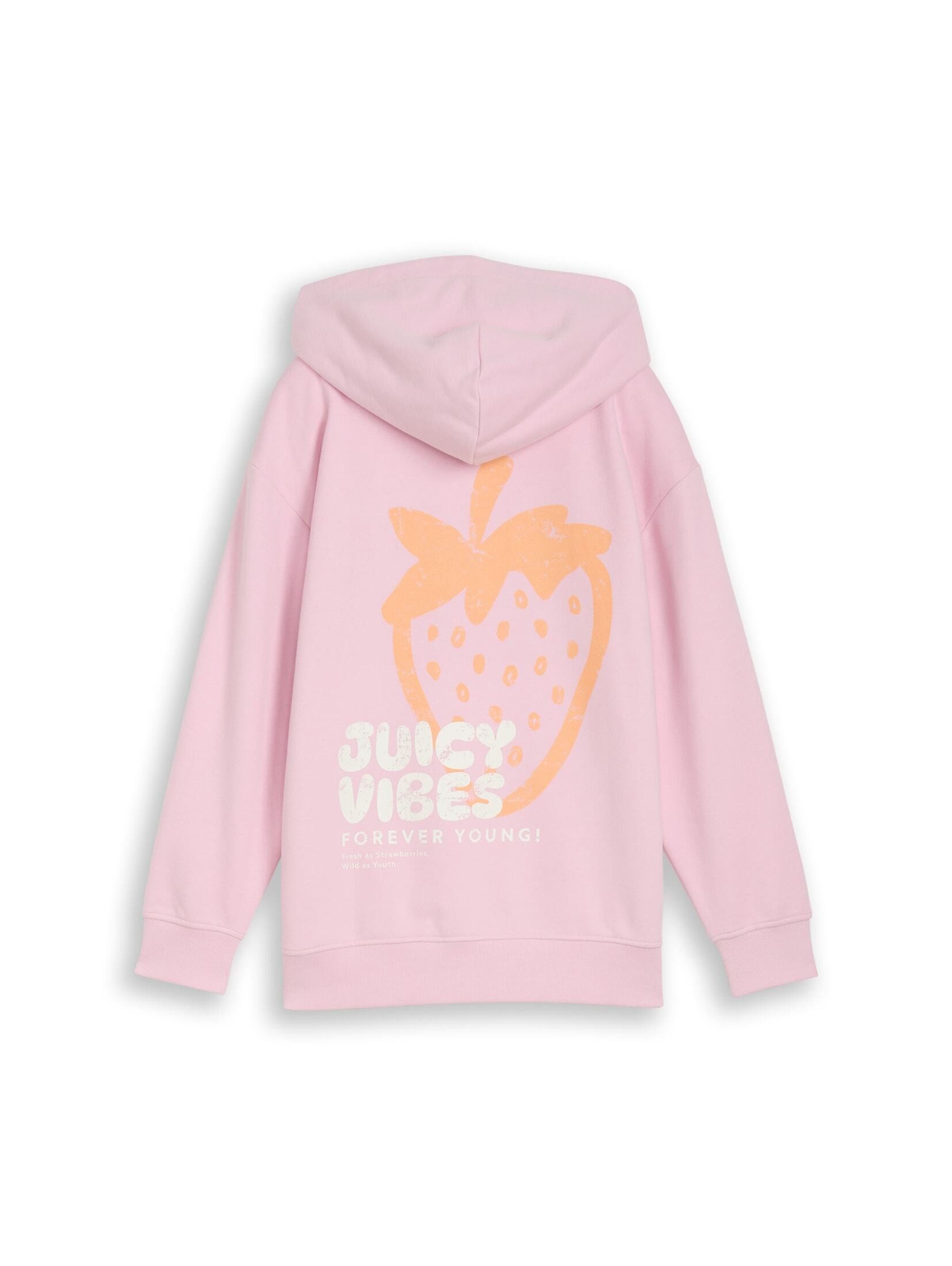 TOM TAILOR Sweatshirt Strick & Sweatshirts Oversize Hoodie Sweatshirt mit Rückenprint