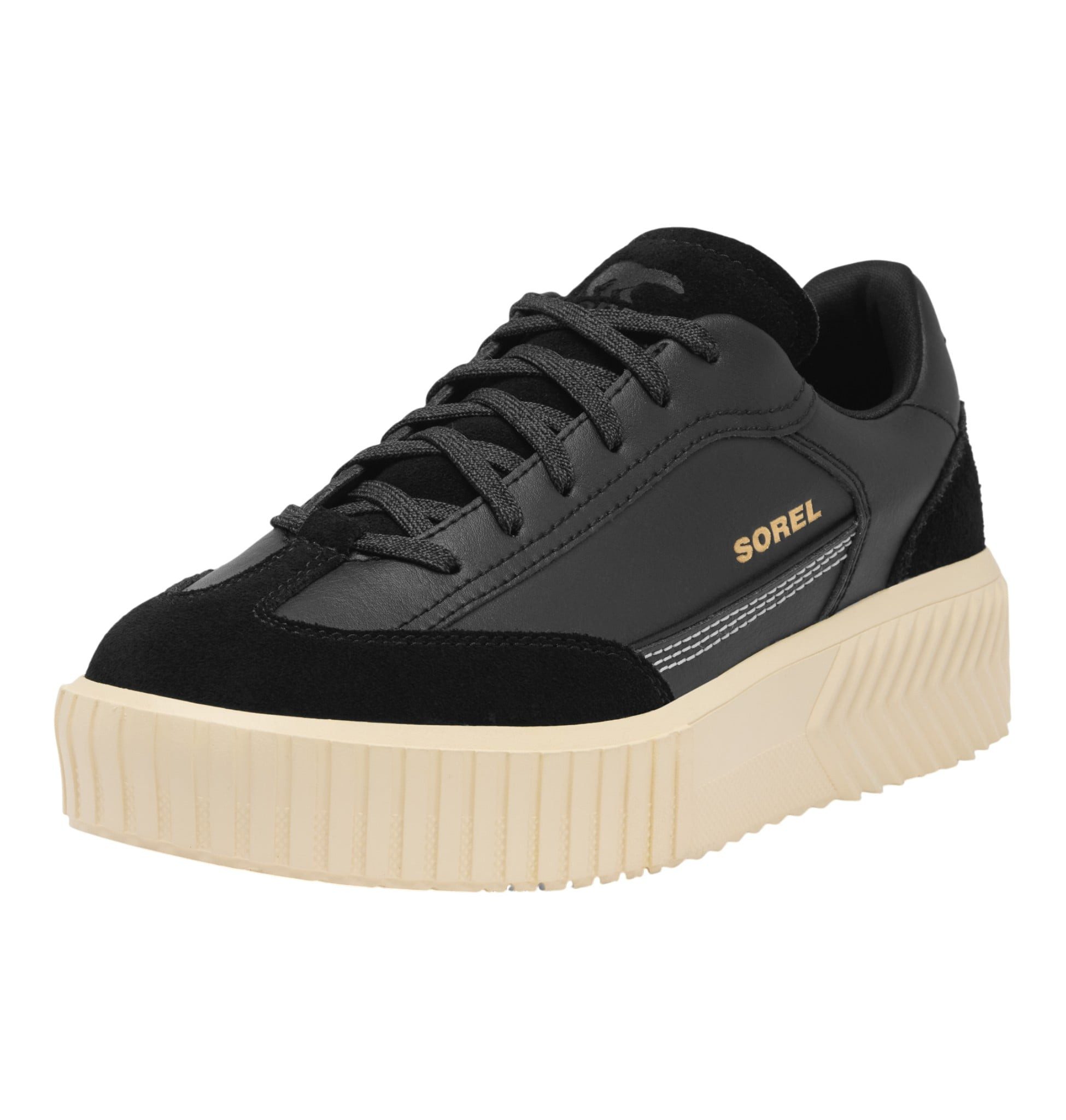 Sorel One Ave T-Toe (wasserdicht) Leder schwarz Damen Sneaker – Bild 4 von 5
