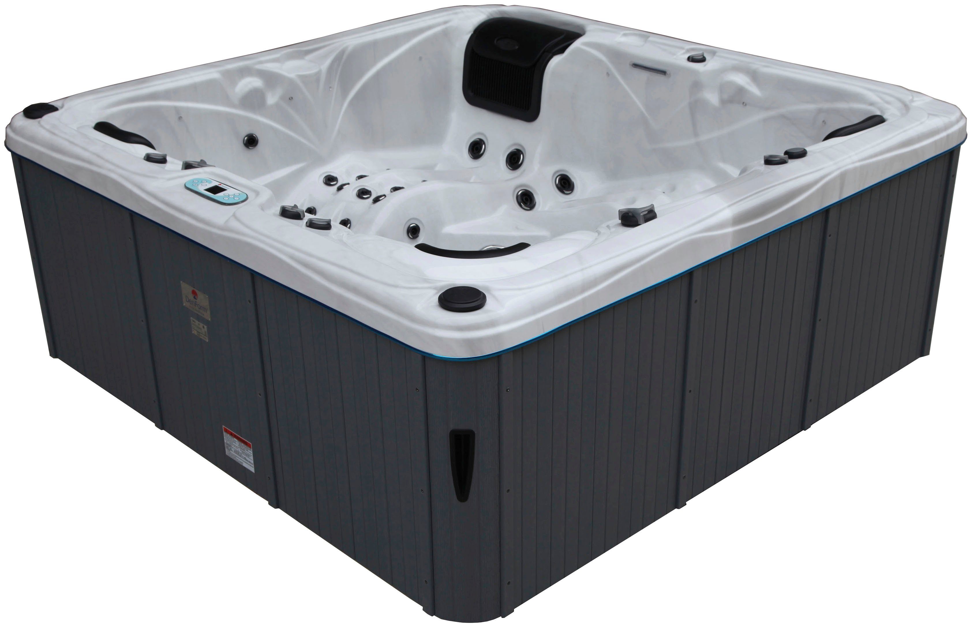 American Spa Whirlpool Mississippi, 6-tlg., BxLxH: 230x230x90 cm