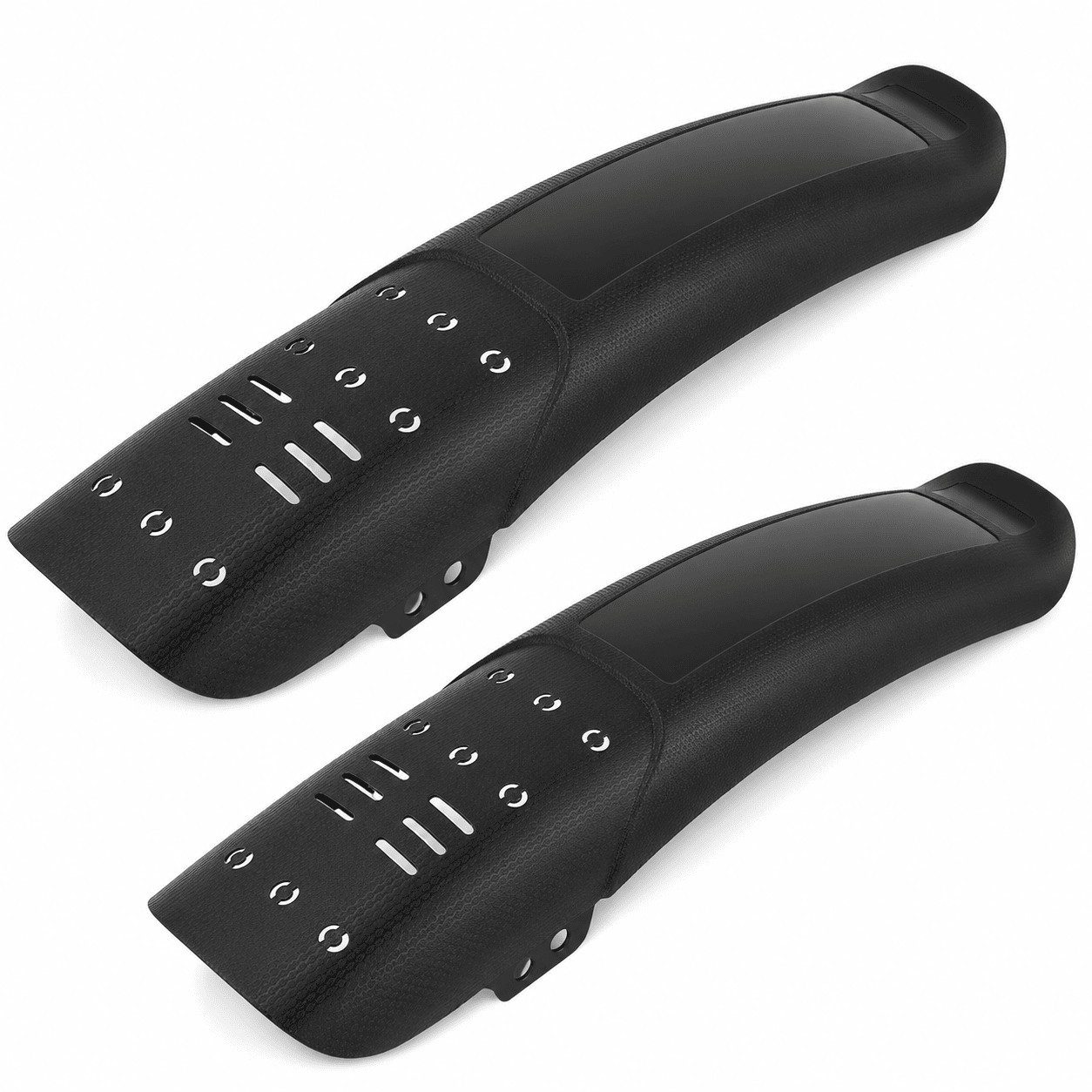 MidGard Schutzblech Fahrrad für Hinten oder Vorne Spritzschutz für E-Bike MTB Mudguard (2 St), für 24-29 Zoll Fahrräder mit 10 Kabelbinder