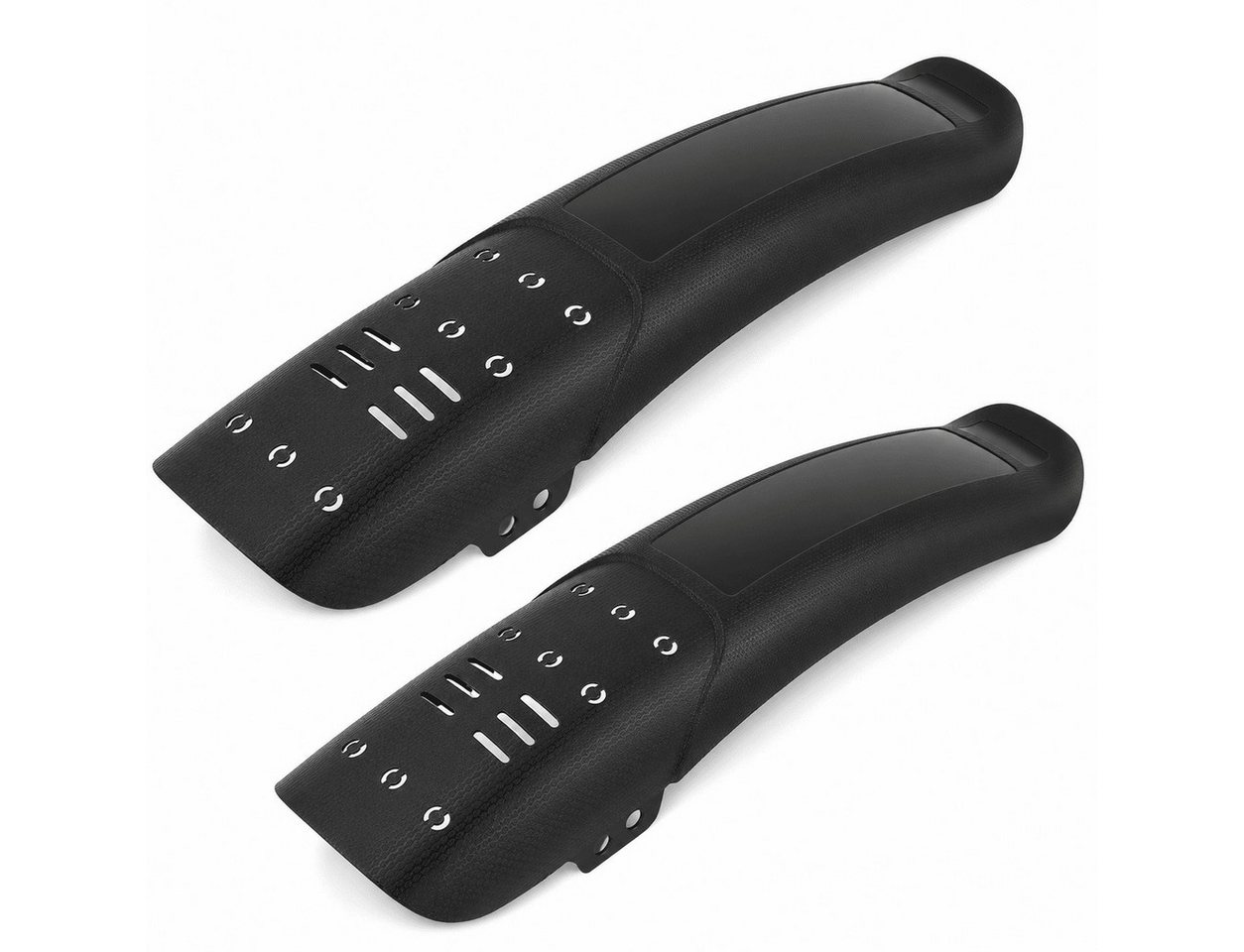 MidGard Schutzblech Fahrrad für Hinten oder Vorne Spritzschutz für E-Bike MTB Mudguard (2 St), für 24-29 Zoll Fahrräder mit 10 Kabelbinder