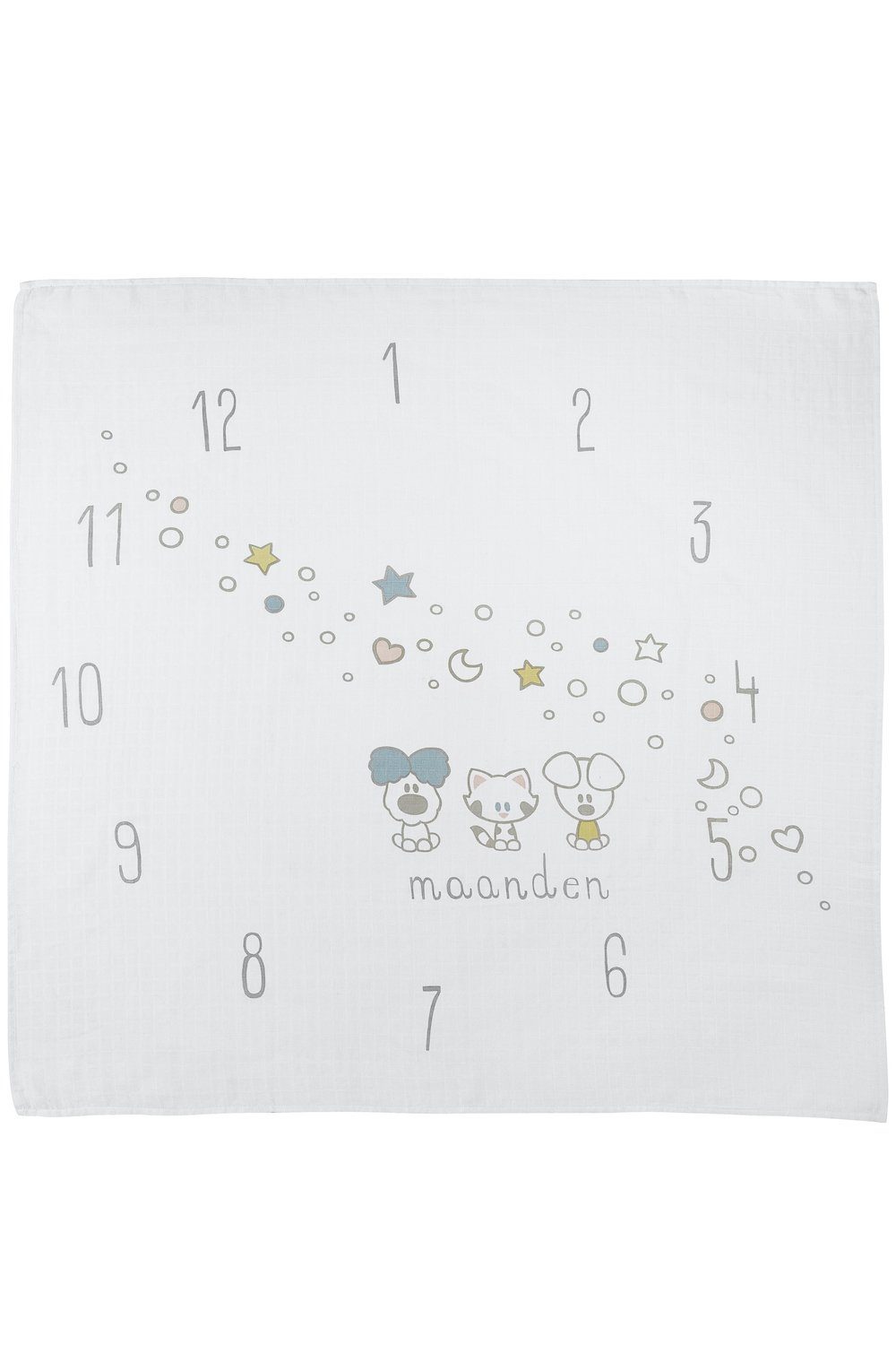 Meyco Baby Stoffwindeln Woezel & Pip Multicolour (1-St), 120x120cm