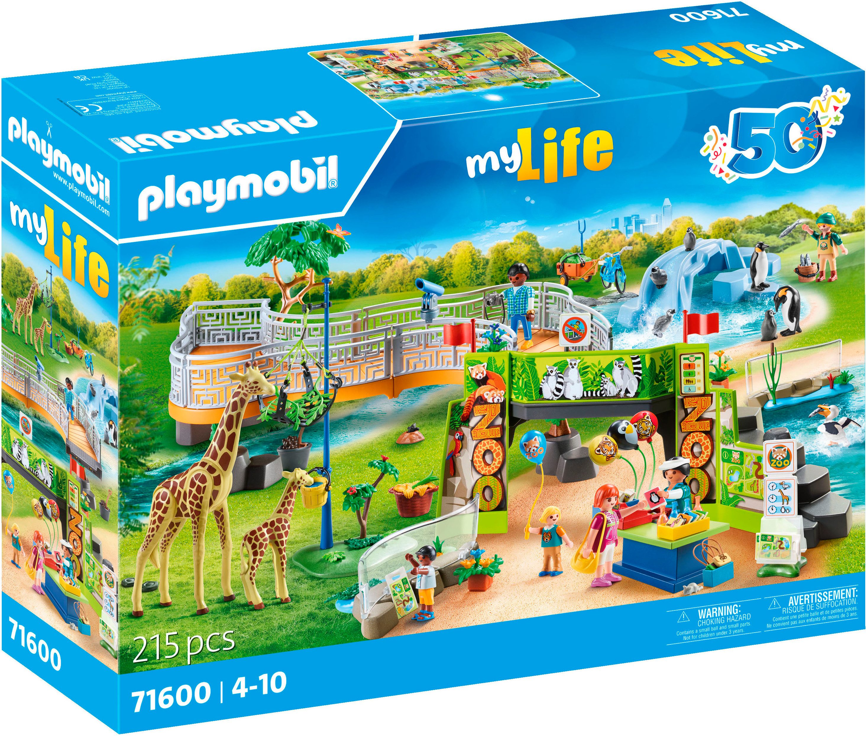 Playmobil® Mein großer Erlebnis-Zoo (71600), My Life, 50 Jahre Konstruktion günstig online kaufen