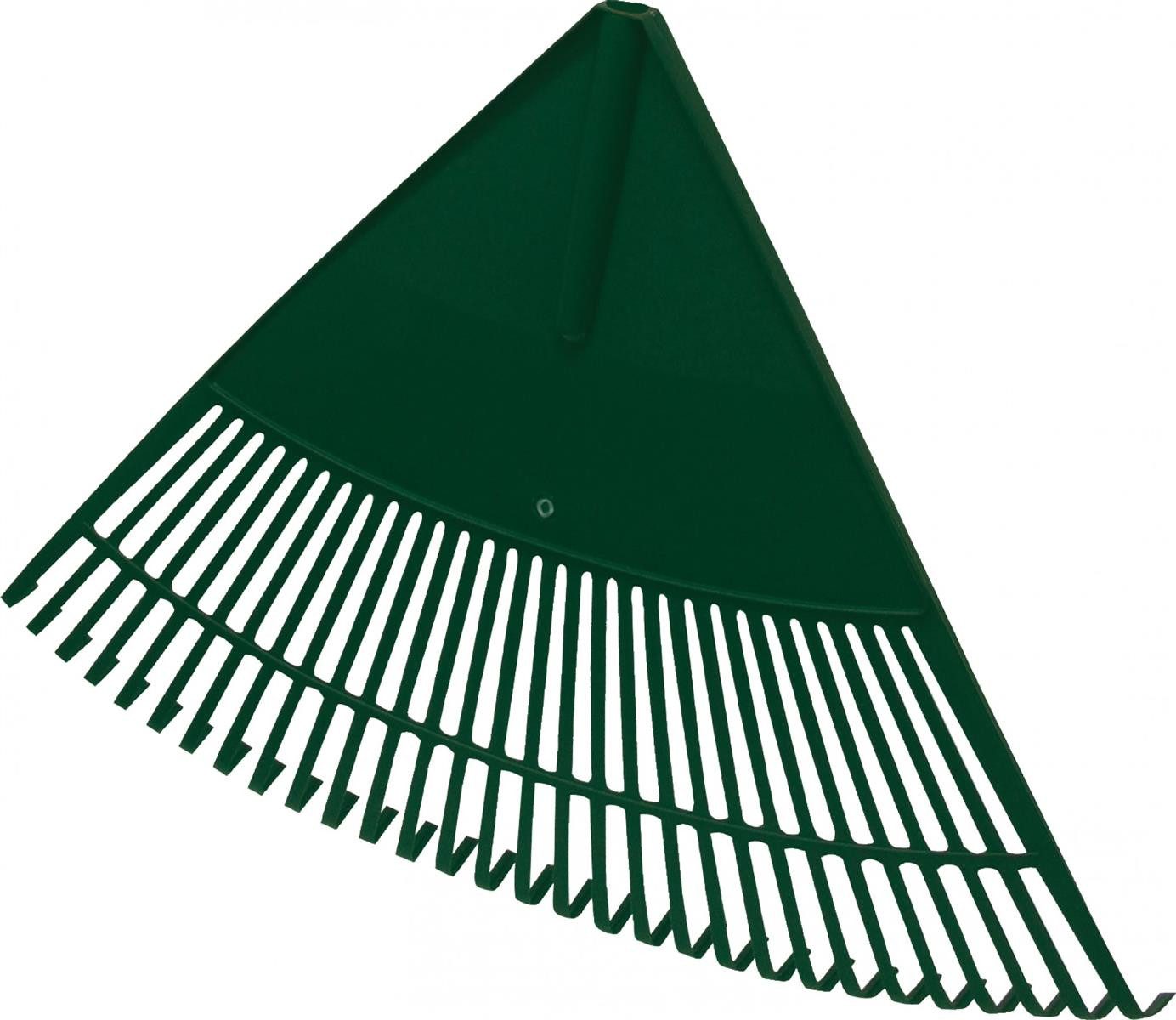 Triuso Laubbesen Kunststoff Laubrechen 78cm breit mit 30 Zinken