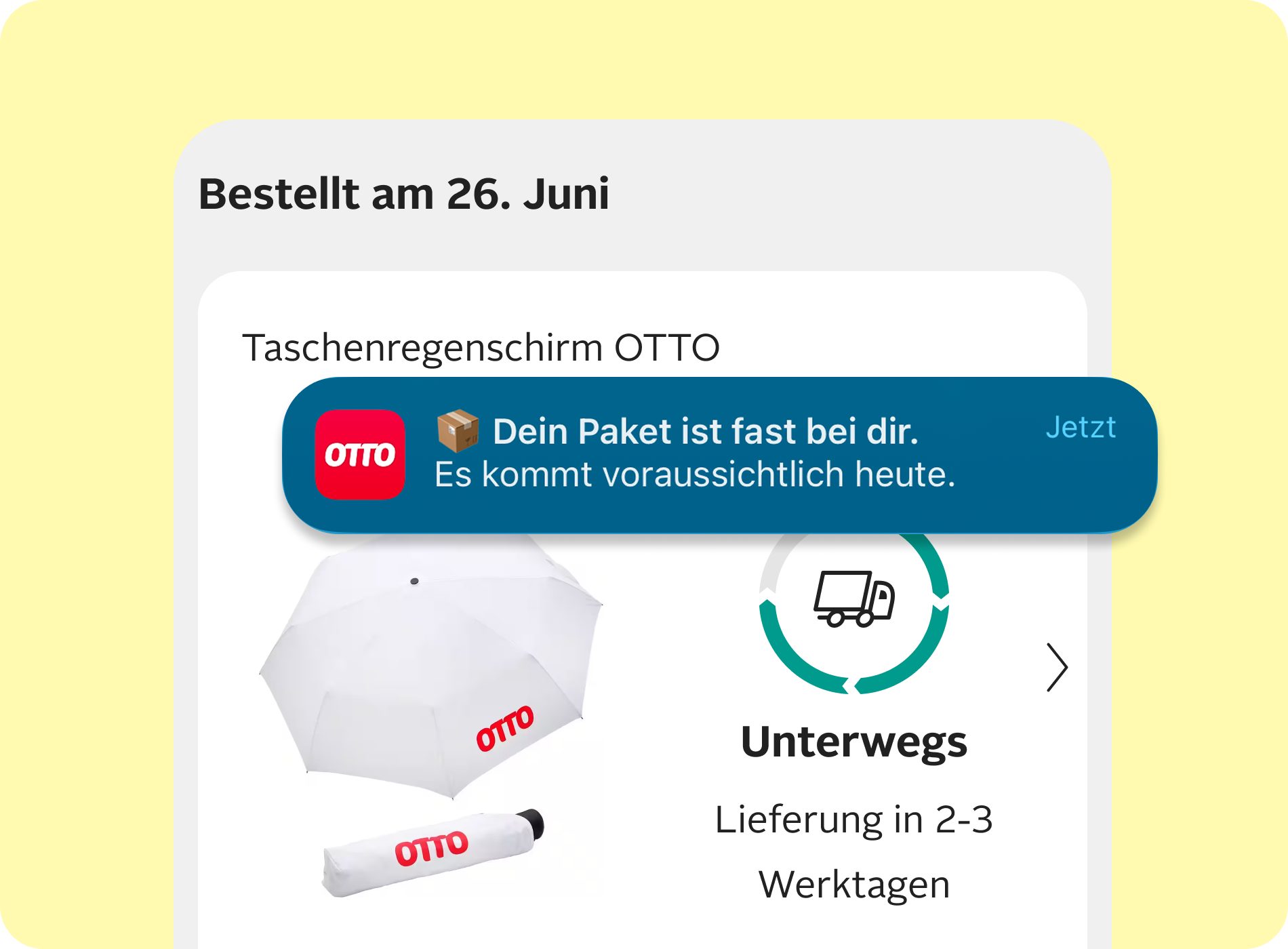 OTTO-App: Verfolge deine Bestellungen ganz einfach in der App