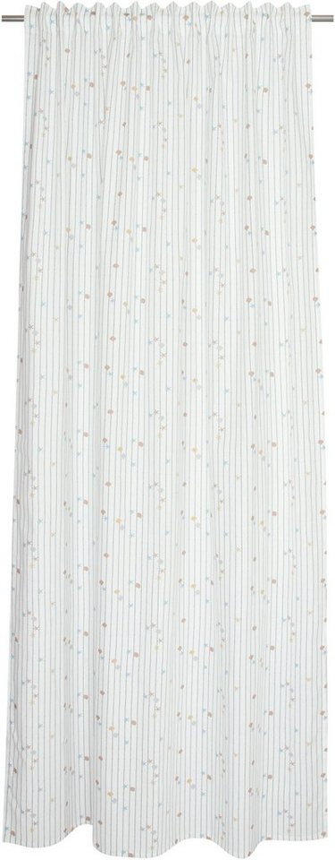 Vorhang Shells, Esprit, Multifunktionsband (1 St), blickdicht, Jacquard,  aus nachhaltigerer Baumwolle (BCI), Bei 30 Grad im Schonwaschgang waschbar