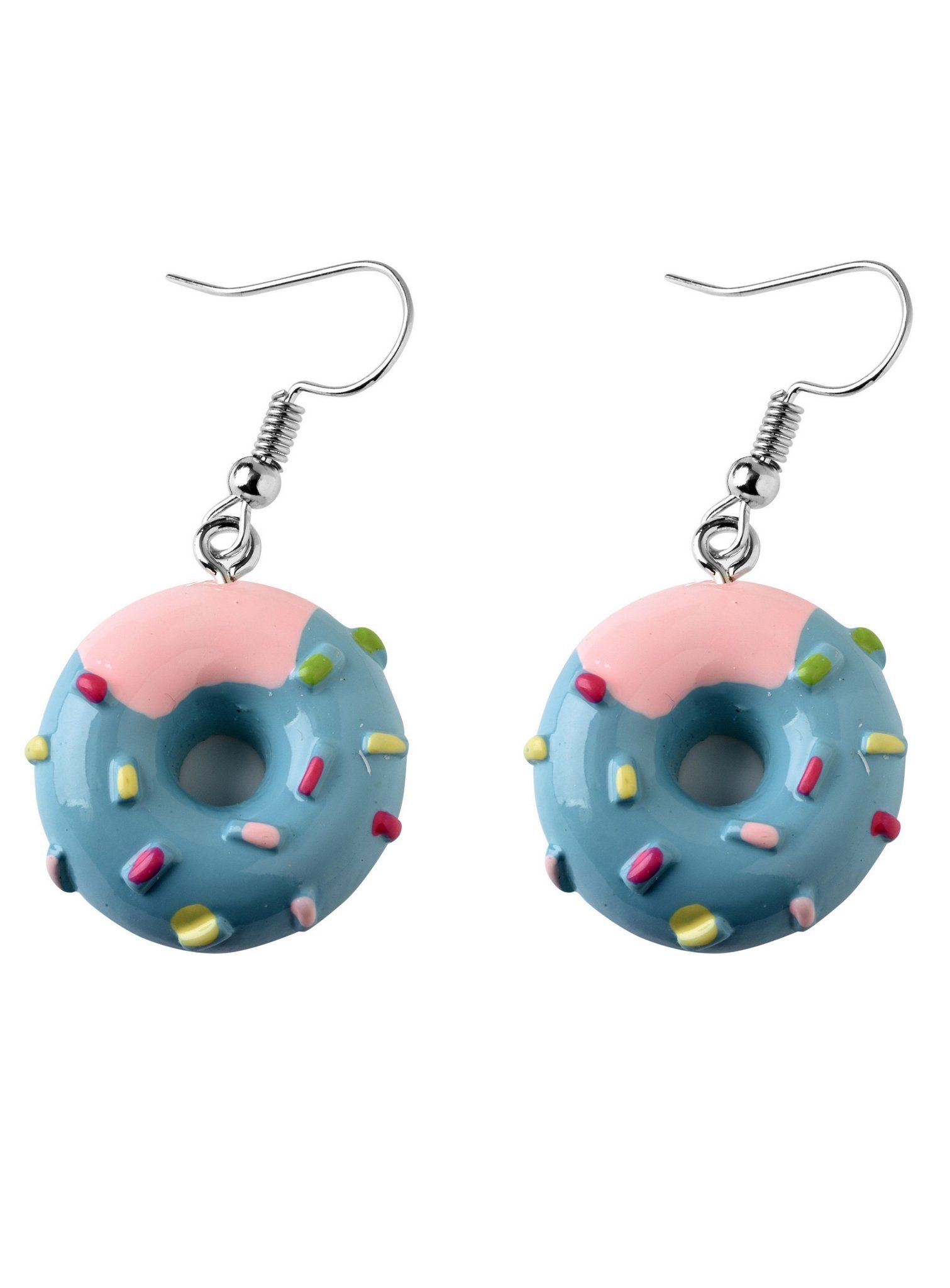Paar Ohrhaken Donut Ohrringe