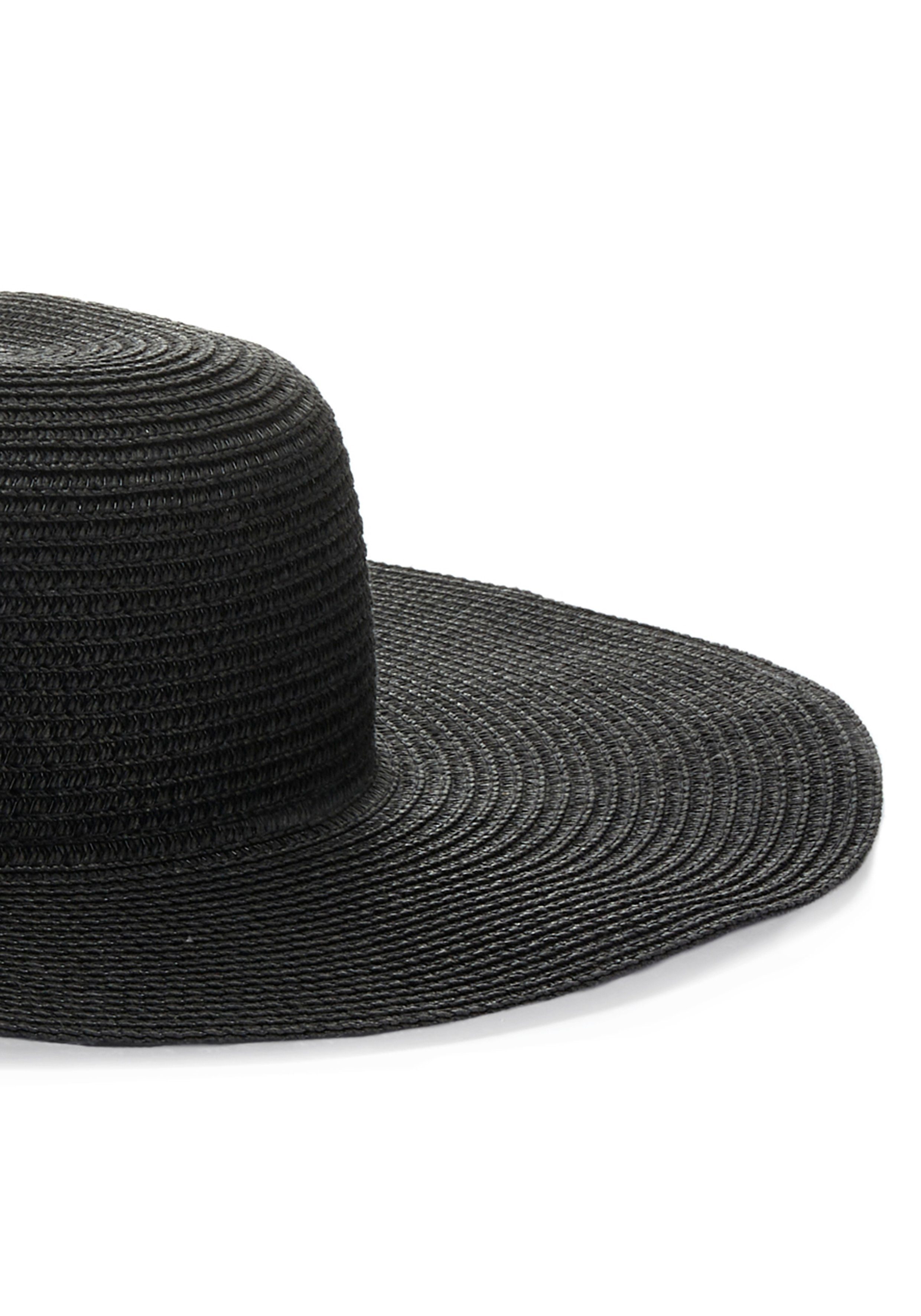 LASCANA Strohhut Sonnenhut, Sommerhut, Kopfbedeckung, Hut im eleganten Look mit breiter Krempe