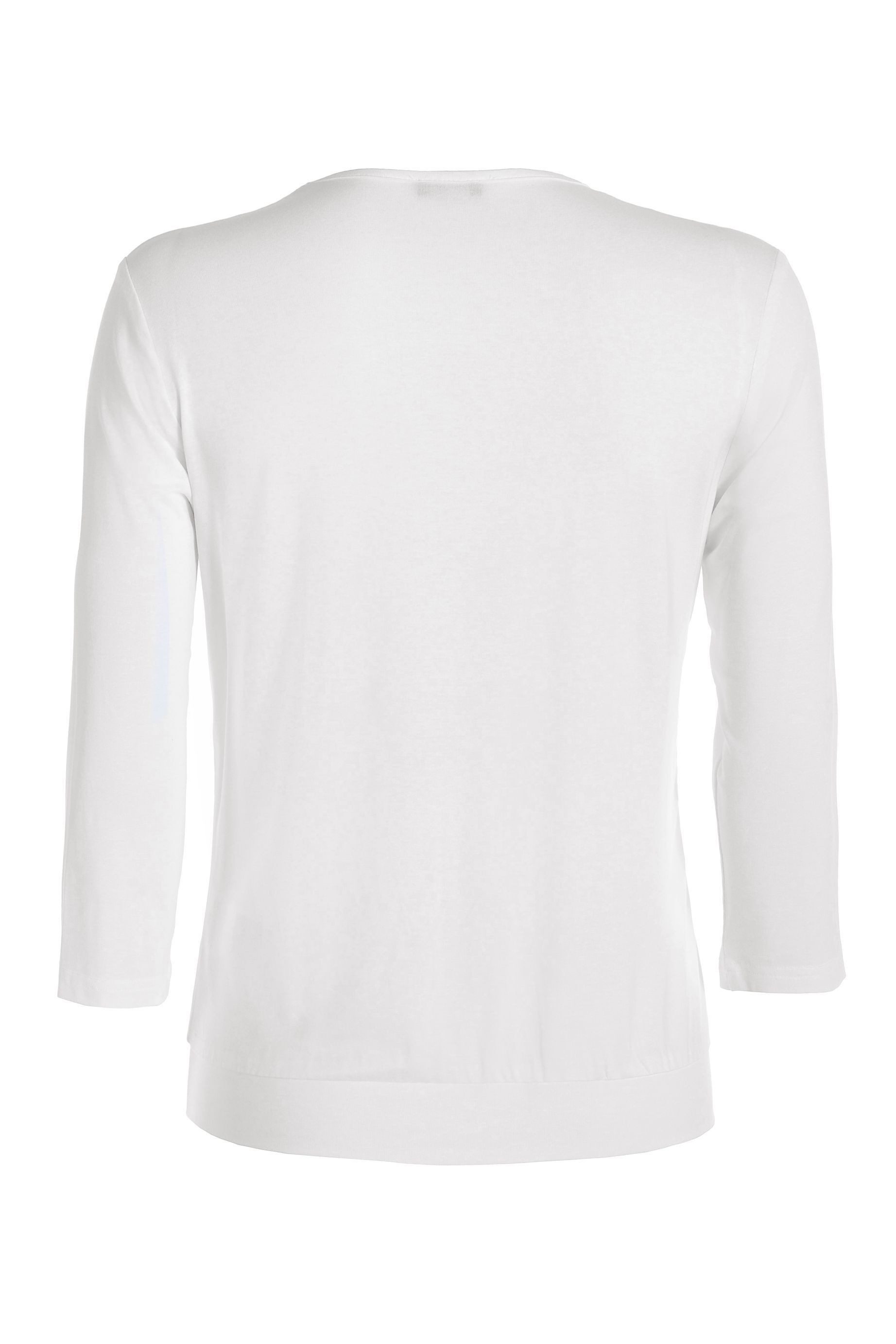 FRANK WALDER Blusenshirt im Materialmix