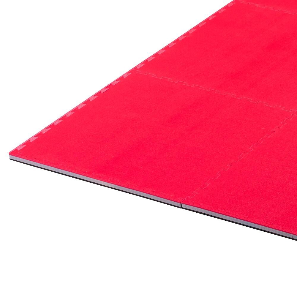ProGame Trocellen Fitnessmatte Fitness-Mattenfläche Tatami Gym 3x3 m, Rutschsicher durch Reisstroh-Prägung