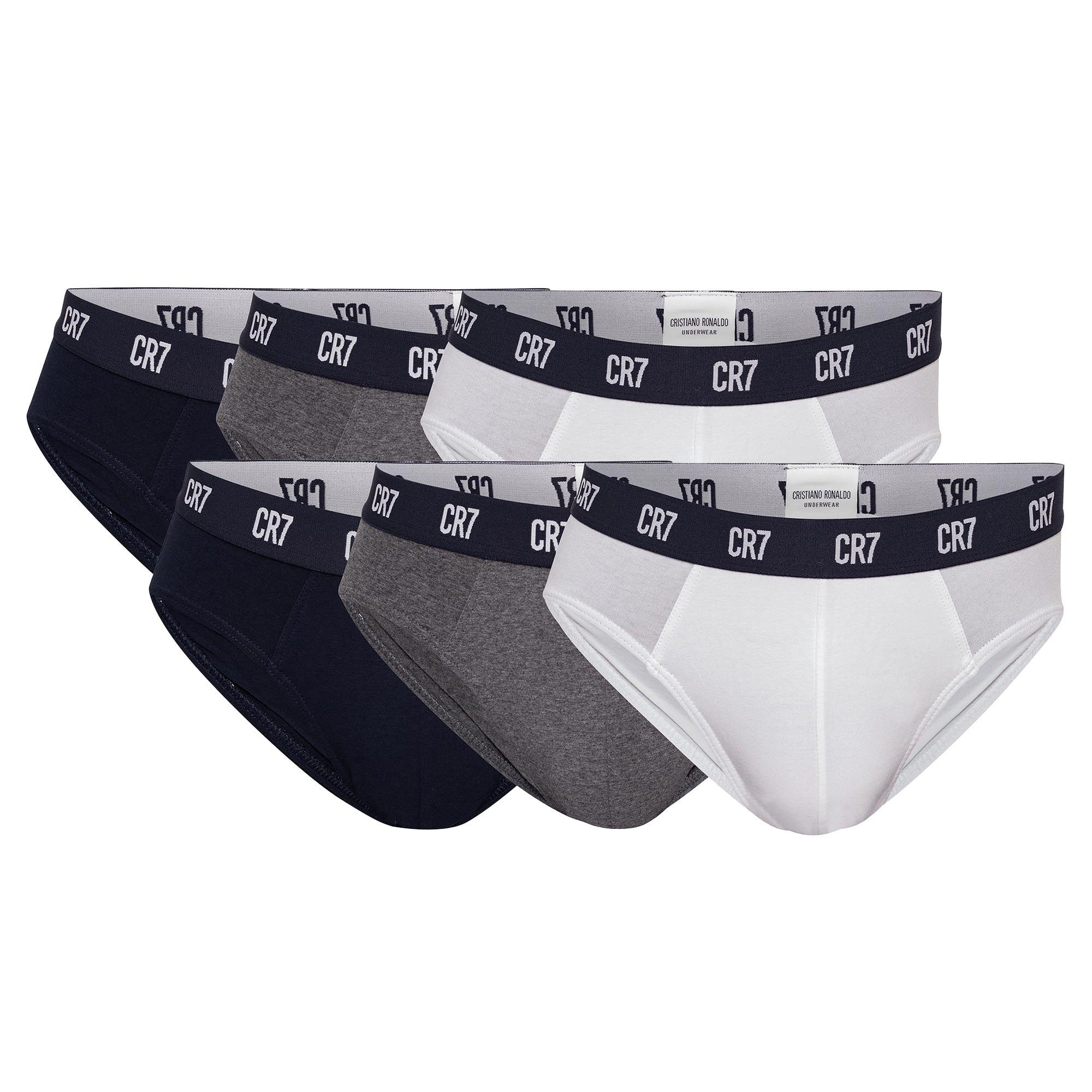 Slip Herren Slip 6er Pack Baumwolle