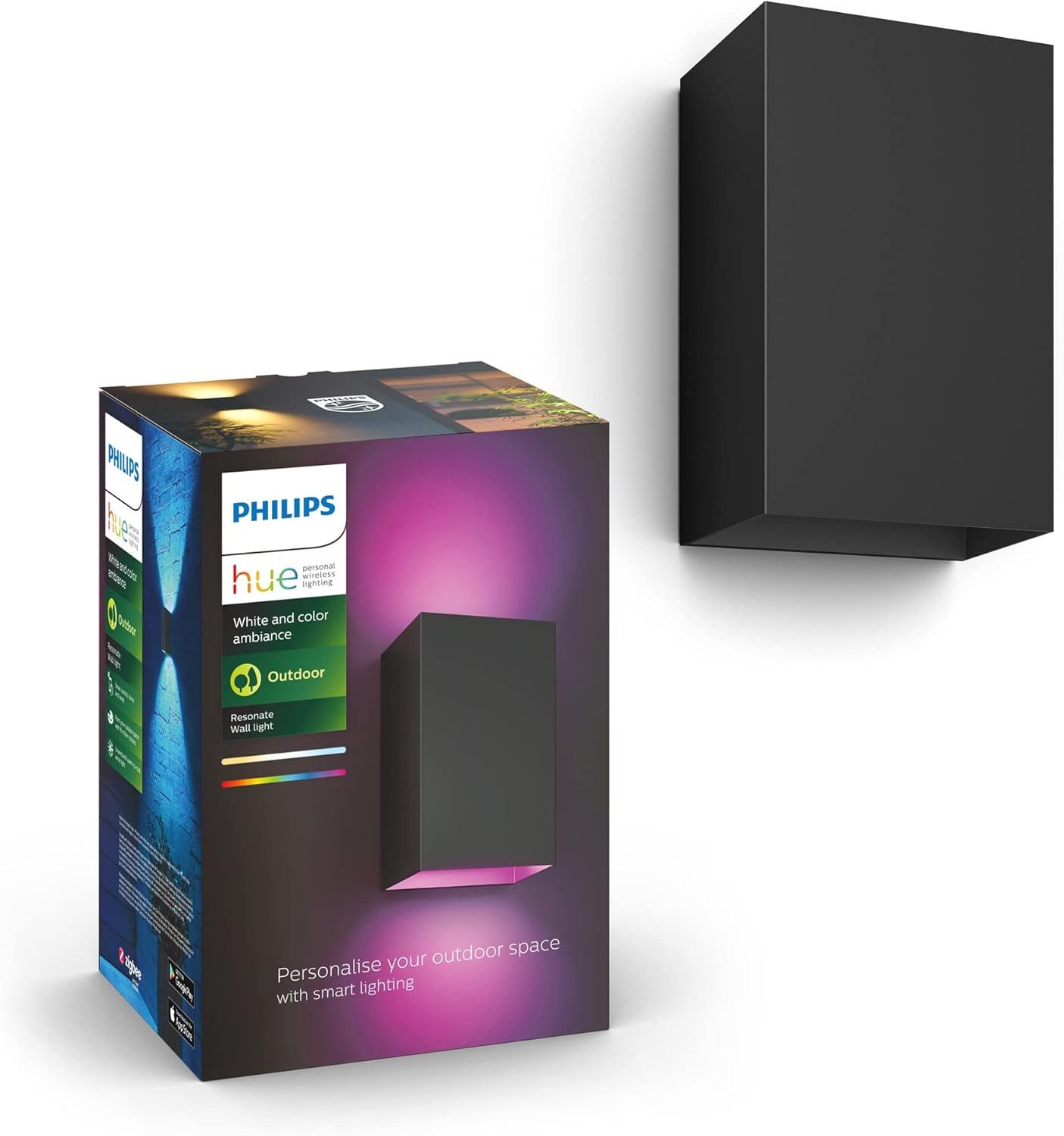 Philips Hue Resonate WACA Up-& Downlight edelstahl günstig online kaufen