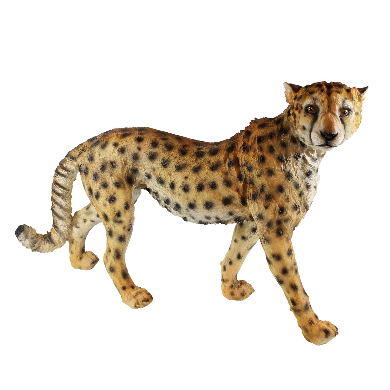 colourliving Tierfigur Lebensechte Gepard Figur stehend günstig online kaufen