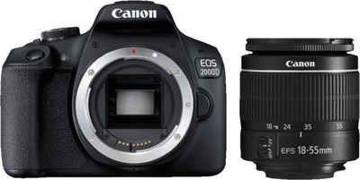 Canon EOS 2000D Kit 18-55 mm DC III Spiegelreflexkamera (EF-S 18-55mm f/3.5-5.6 III, 24,1 MP, NFC, WLAN (WiFi)