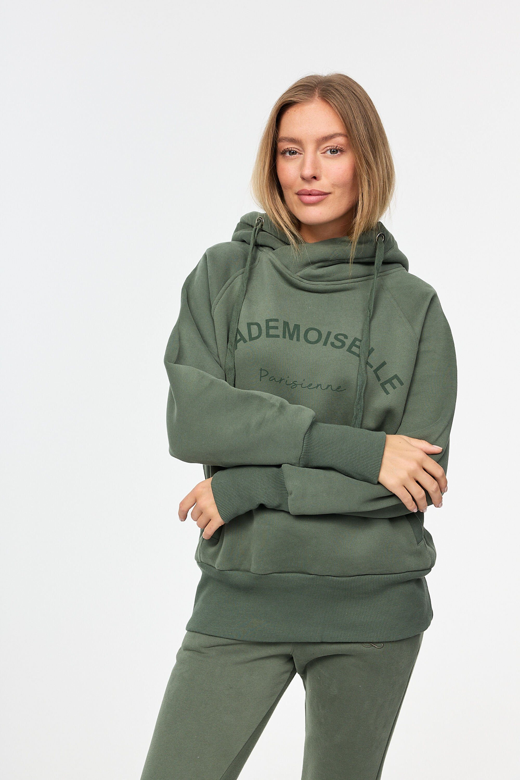 Decay Kapuzensweatshirt mit dezentem Frontprint