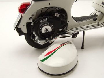 Schuco Modellmotorrad Vespa PX 150 Anniversario Unita d'Italia weiß Modellmotorrad 1:10, Maßstab 1:10