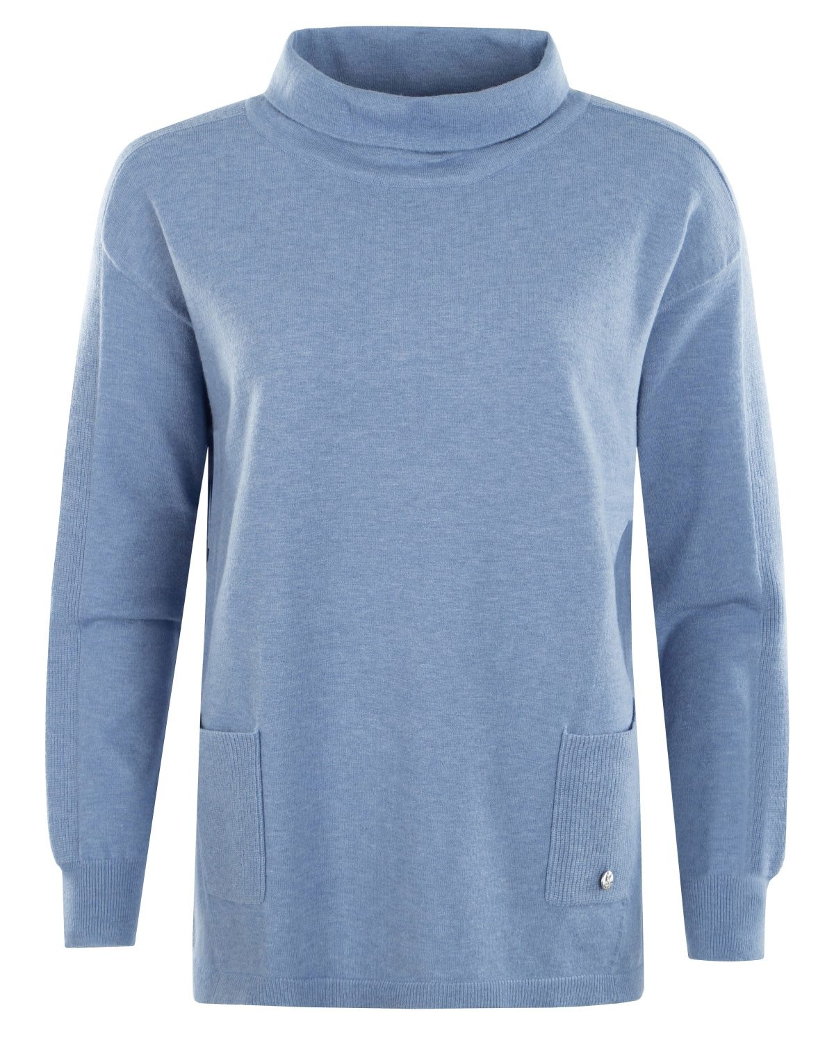 Hajo Rollkragenpullover Pullover mit halsfernem Rollkragen