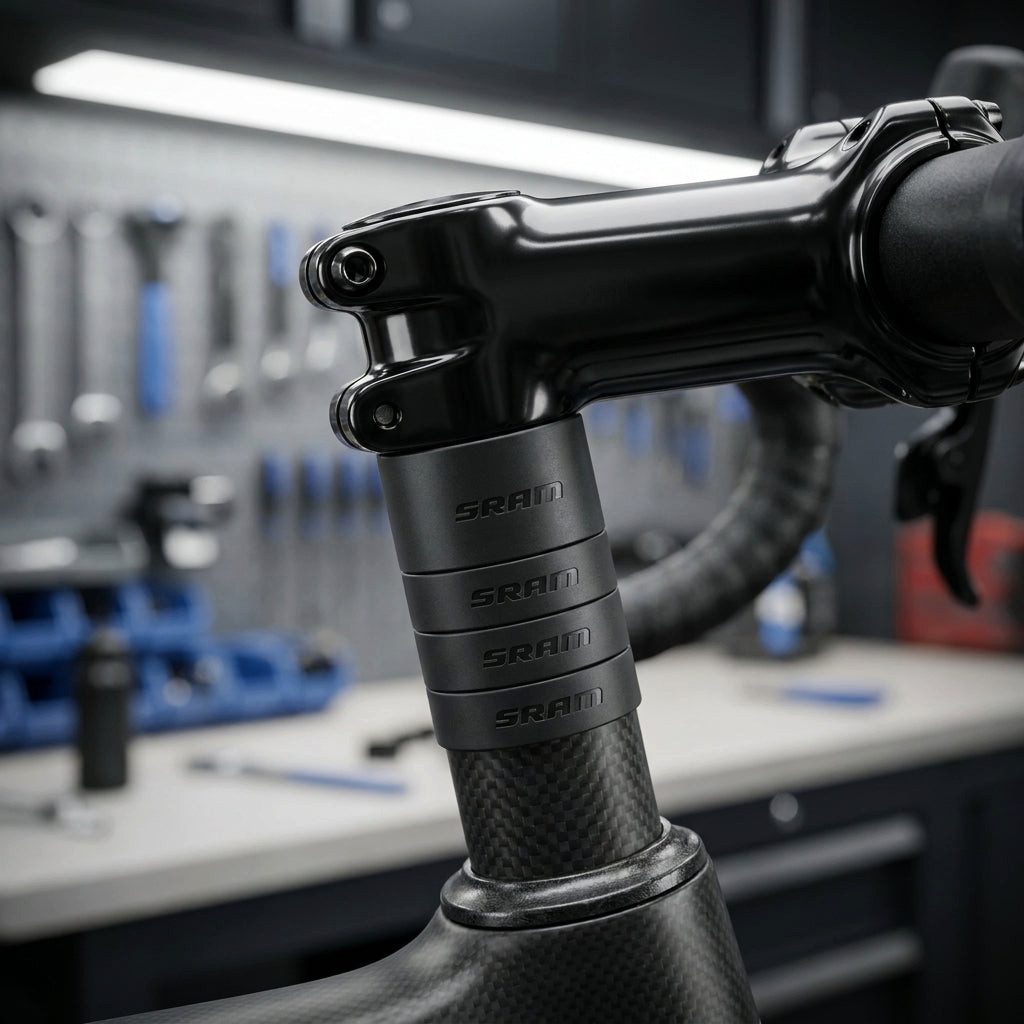SRAM Fahrradlenker SRAM Carbon Spacer-Set schwarz - Präzise Einstellung der Lenkerhöhe