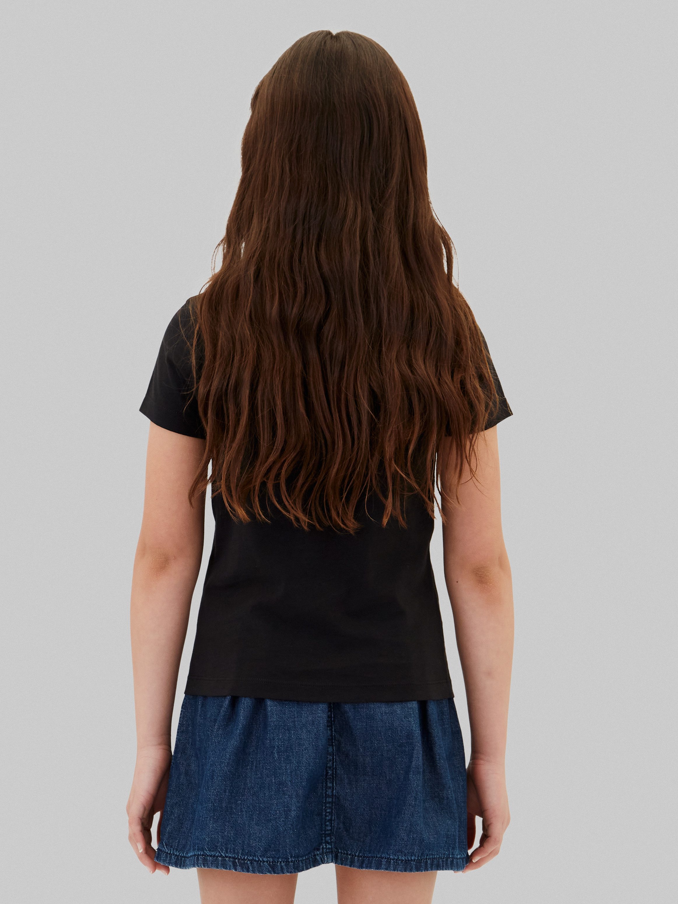 Calvin Klein Jeans T-Shirt Rundhalsausschnitt, Slim Fit, reine Baumwolle – Bild 3 von 5
