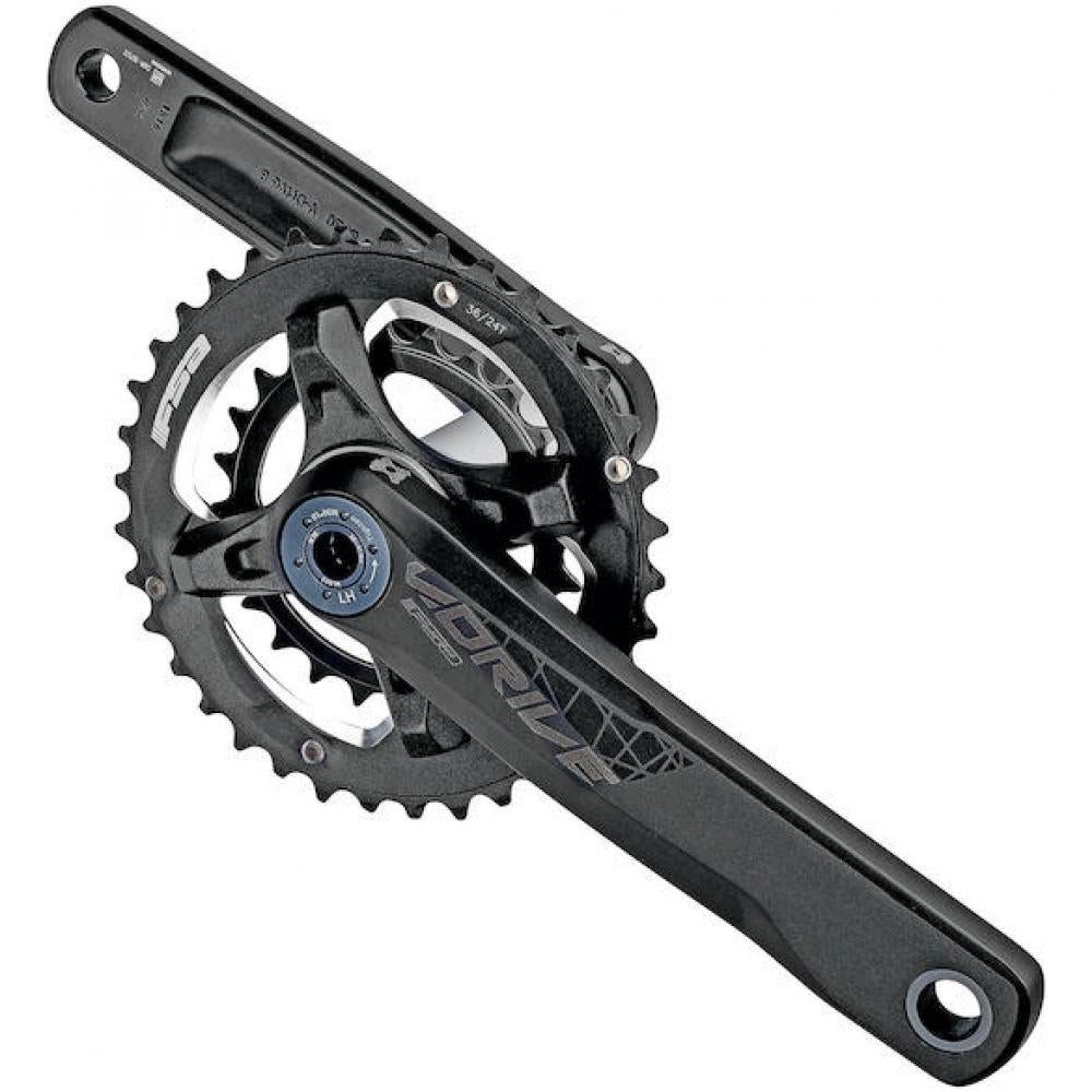 FSA Fahrradkurbel Fsa Kurbelgarnitur V-Drive Modular Mexo 36X26T 10 schwarz - steife 2-f