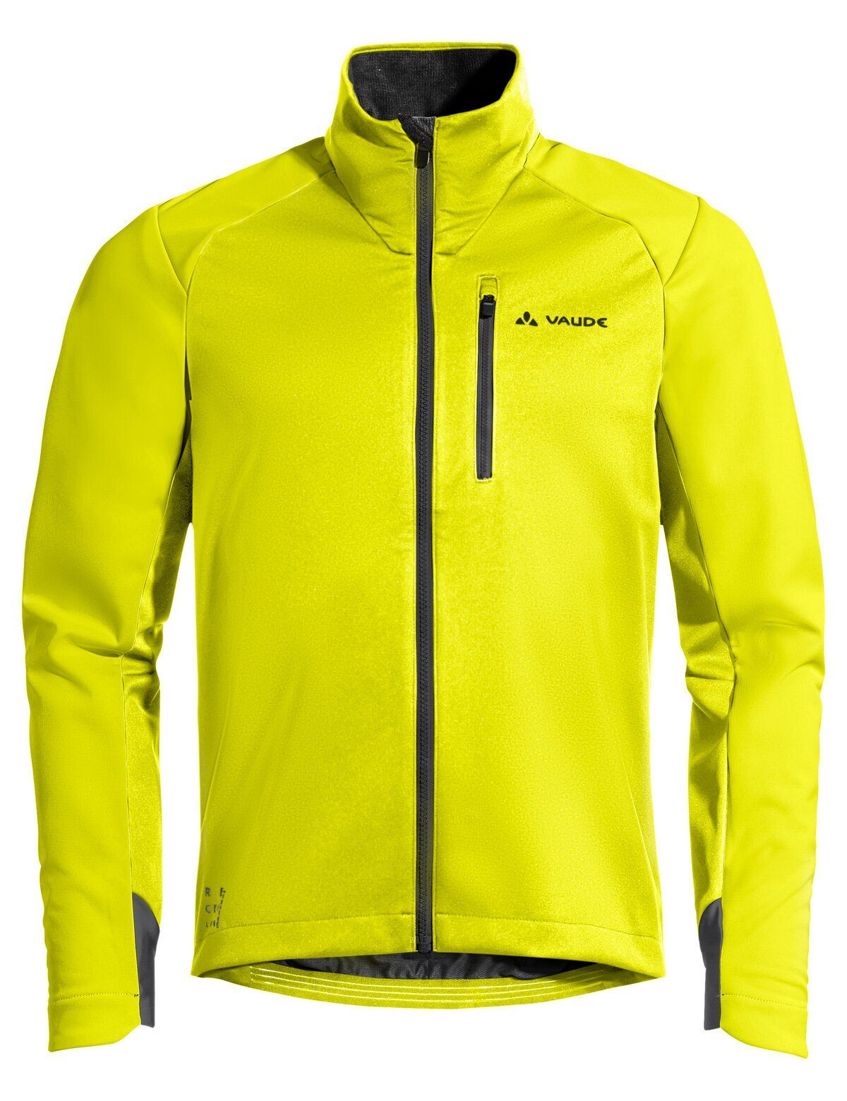 VAUDE Outdoorjacke Men's Softshell kompensiert yellow/neon VI Jacket yellow Klimaneutral neon (1-St) Posta