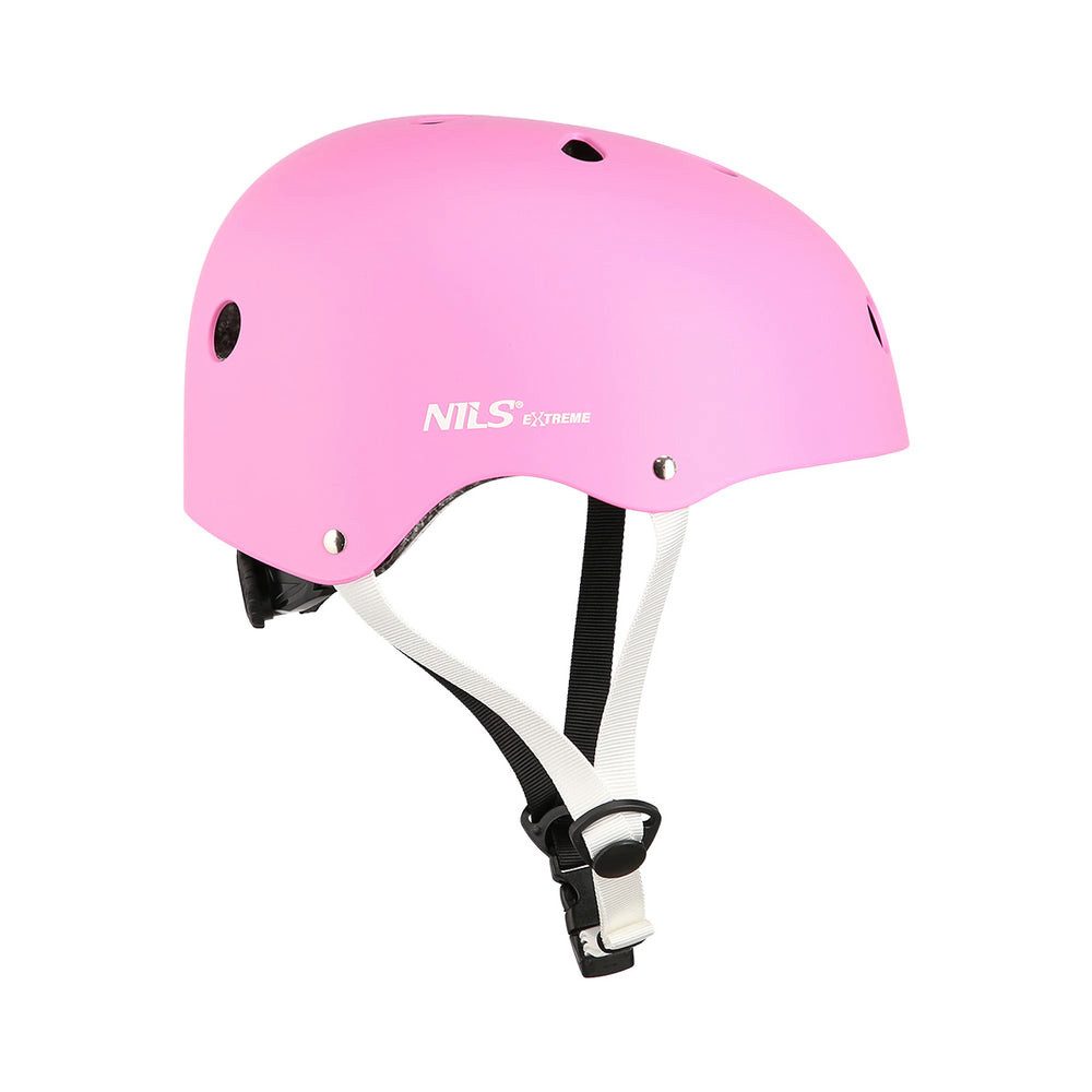 NILS EXTREME Fahrradhelm Skaterhelm Sporthelm Schutzhelm (Spar-Set, 1-tlg., 48-52 cm leicht), Out-Mold, 11 Lüftungslöcher, verstellbar