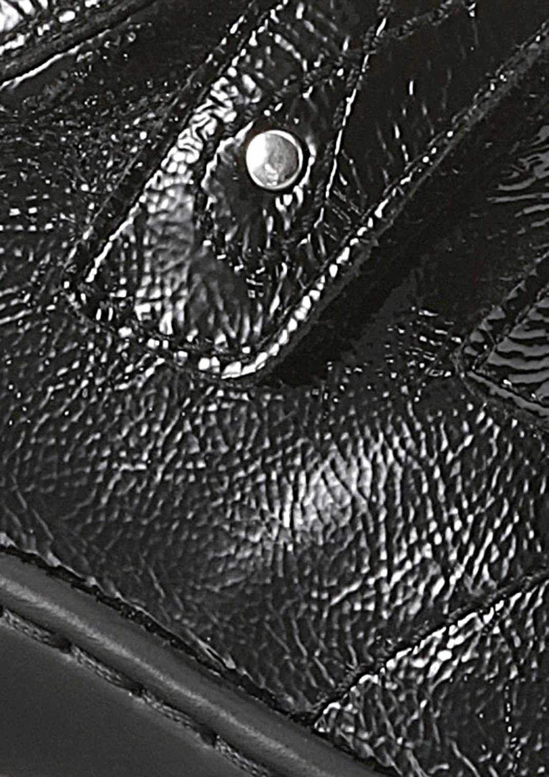 Waldläufer HENNI Klettschuh Bequemschuh, Slipper in Glanzoptik und komfortabler Schuhweite H