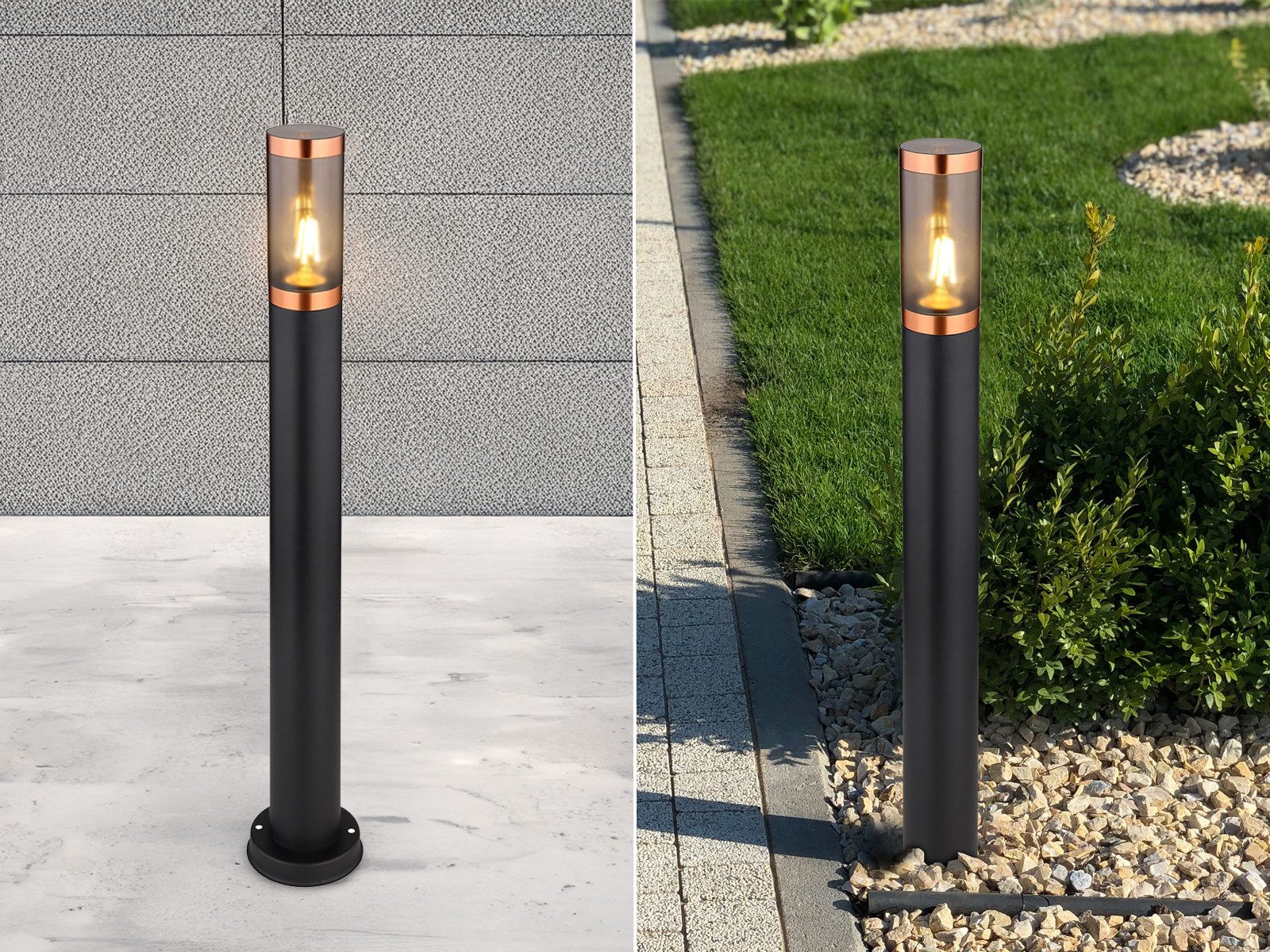 GLOBO LIGHTING LED Pollerleuchte, LED wechselbar, günstig online kaufen