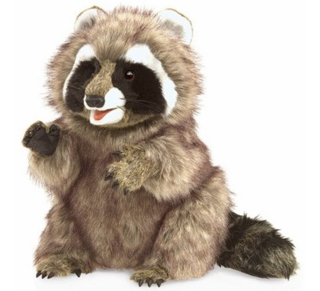 Folkmanis Панч і Джуді Handpuppe Folkmanis Handpuppe Waschbär 33 cm