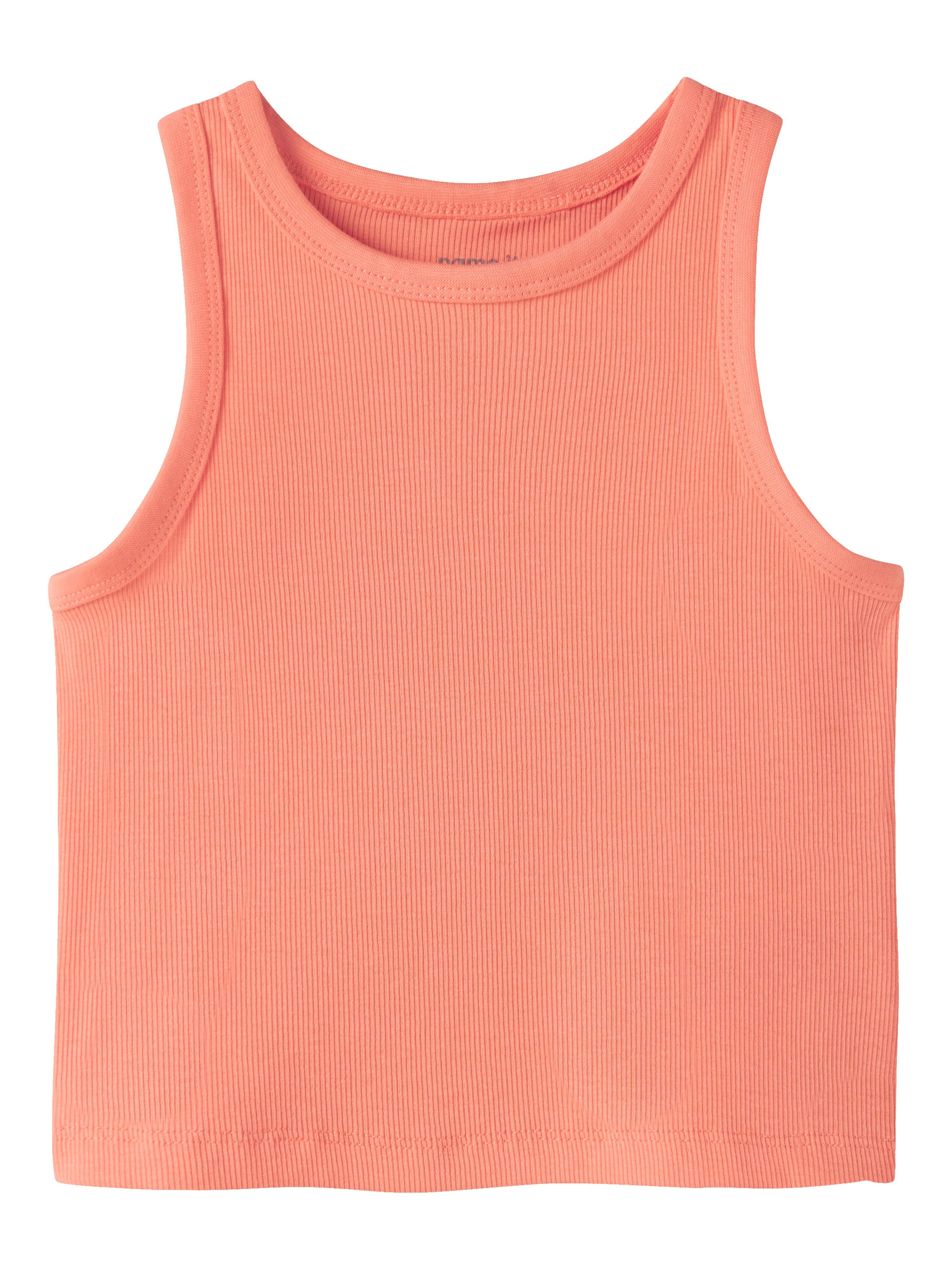 Name It Tanktop NKFNAKAL SL SHORT TOP NOOS Baumwollmischung, verkürzte Form, Jersey Rippware