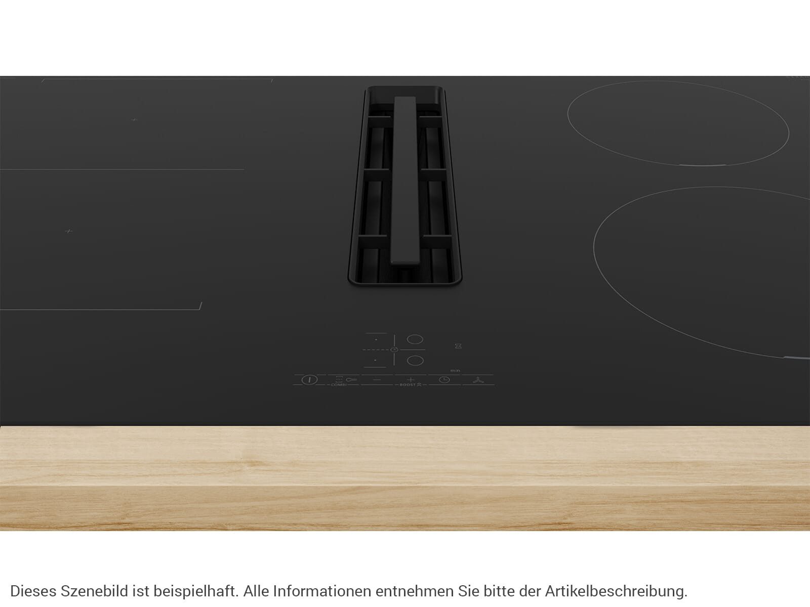 BOSCH Kochfeld mit Dunstabzug PVS801B16E, Timer, TouchControl-Bedienung