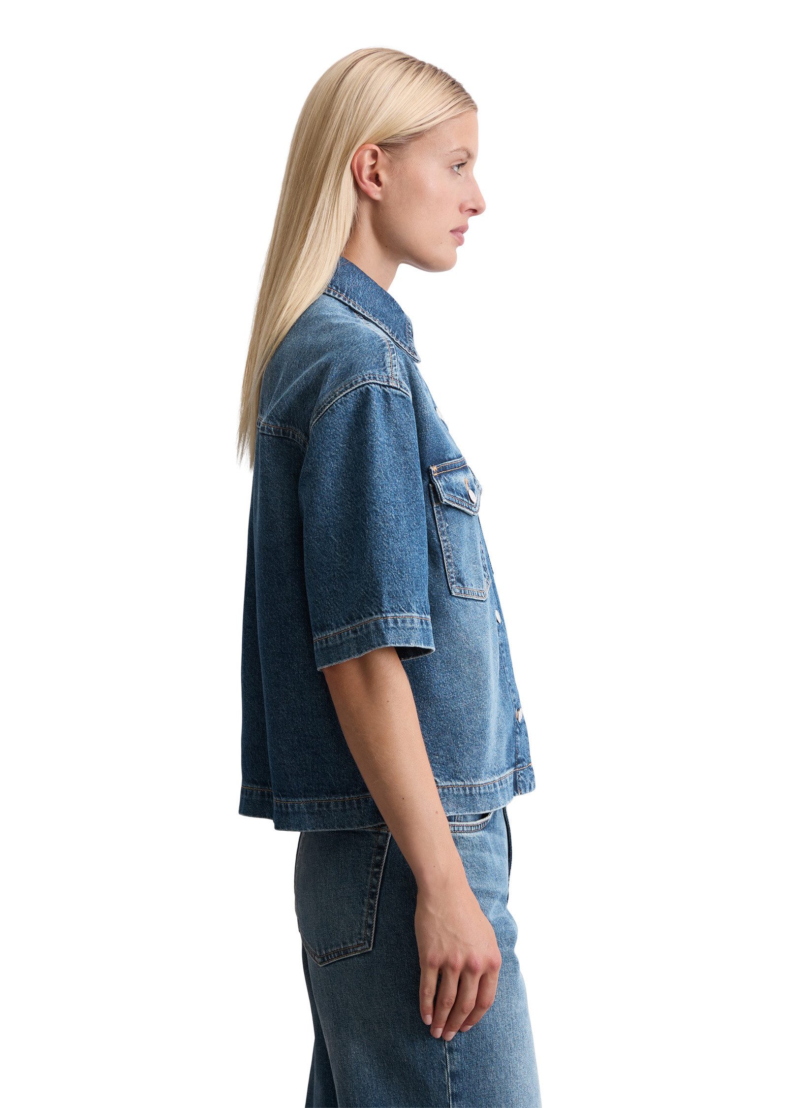 Marc O'Polo Jeansbluse aus TENCEL™ Lyocell günstig online kaufen