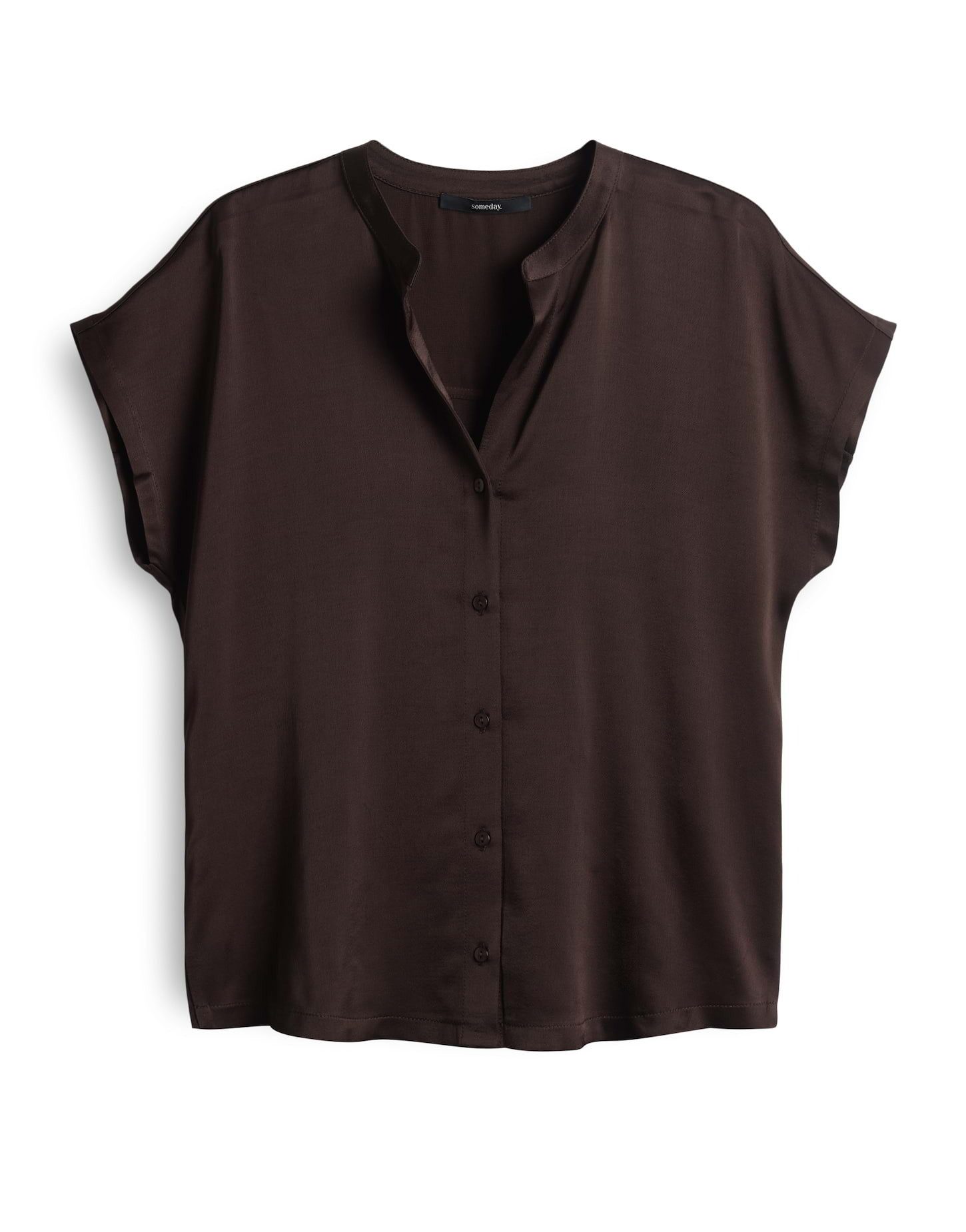 someday Kurzarmshirt KORALIE Regular im Materialmix günstig online kaufen