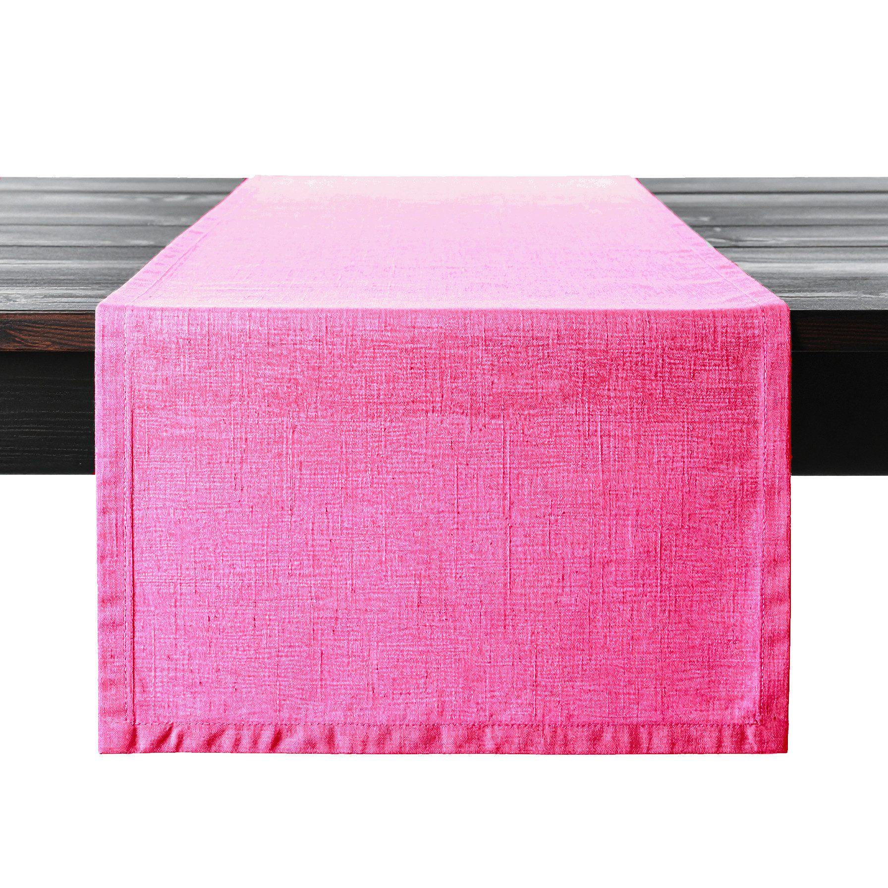 PROFLAX Tischläufer Tischläufer Proflax Leinen azalee 50x150 cm, gewebt