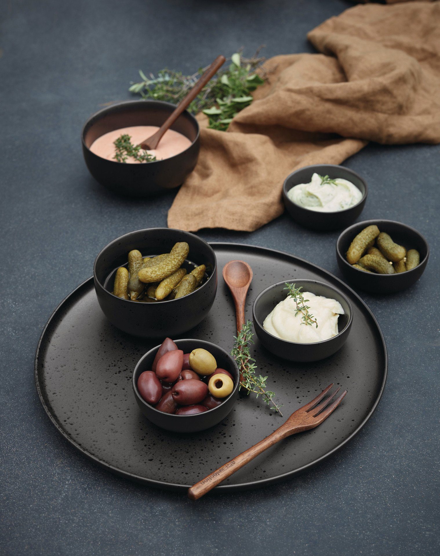 ASA SELECTION Frühstücks-Set Selection COPPA Frühstücksset kuro 18tlg
