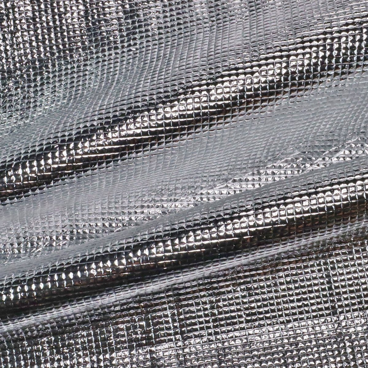 Stofferia Stoff Thermostoff Isotherm Isolierende Folie 150 cm Silber, Breite 150 cm, Meterware